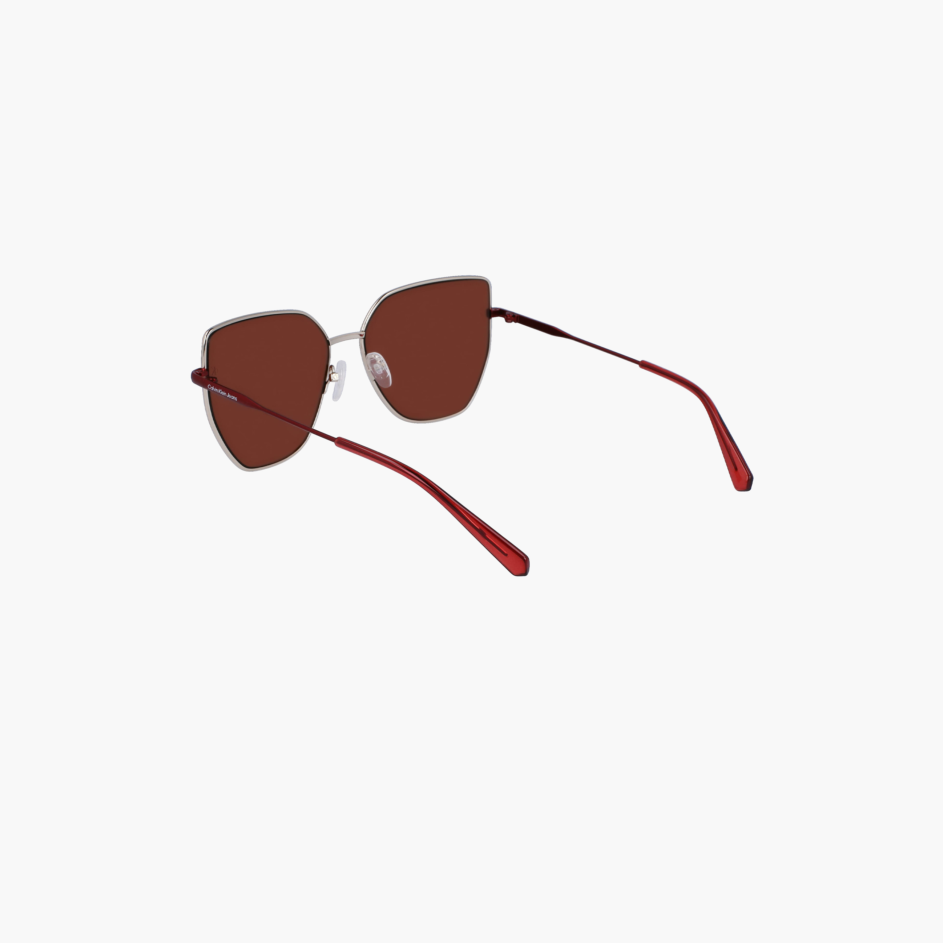 كالفن كلاين - نظارة شمسية -  شكل فراشة - أحمر - مقاس 60 ملم CKJ23202S-women-sunglasses-image-5