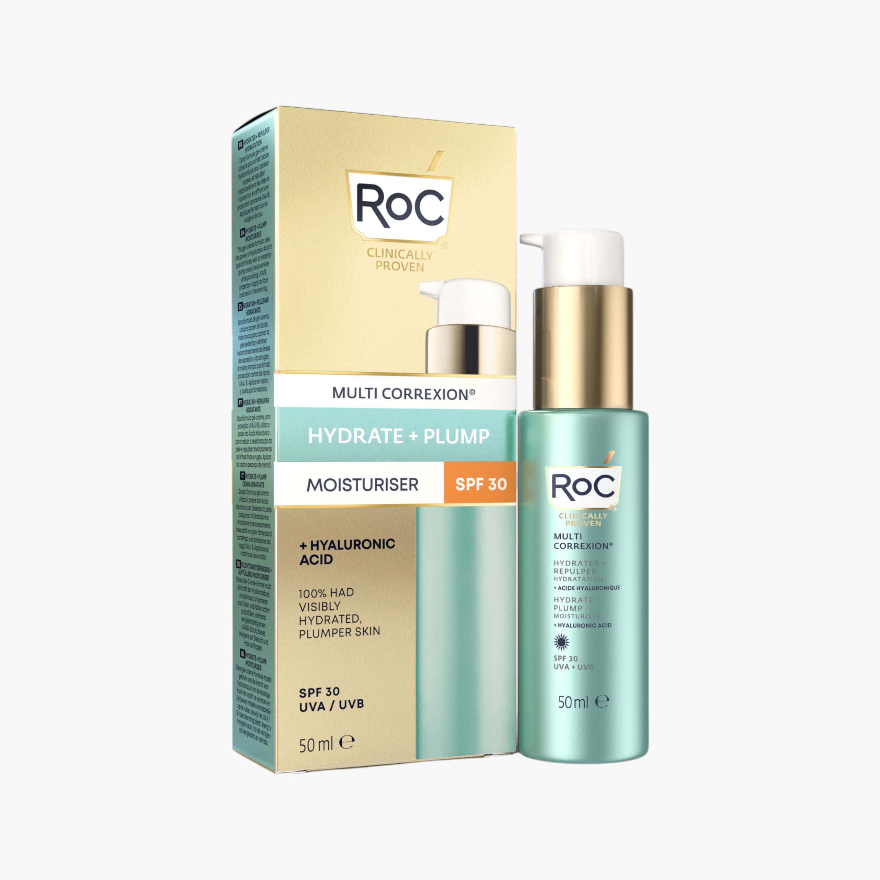 مرطب مالتي كوركسيون لترطيب وتنعيم البشرة مع عامل حماية من الشمس 30 من روك - 50 مل-beautyandpersonalcare-skin-moisturisers-facemoisturisers-image-2