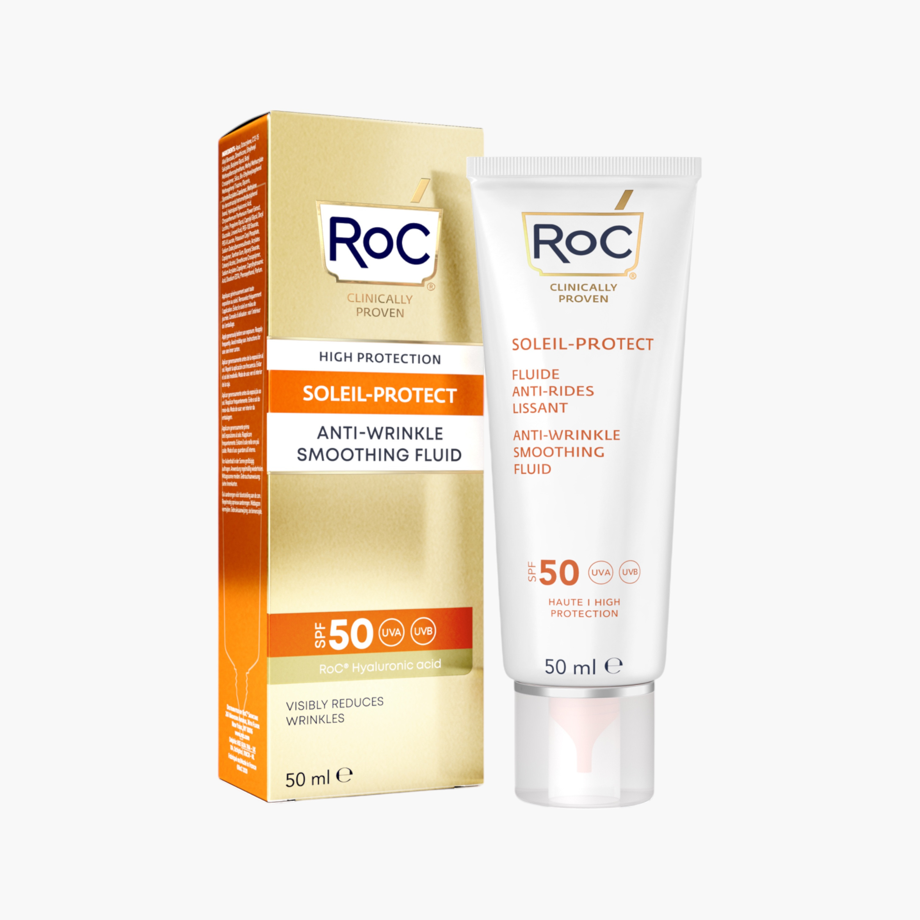 ROC Soleil Protect Anti-Wrinkle Smoothing Fluid SPF 50 - 50 ml-beautyandpersonalcare-skin-moisturisers-facemoisturisers-image-2