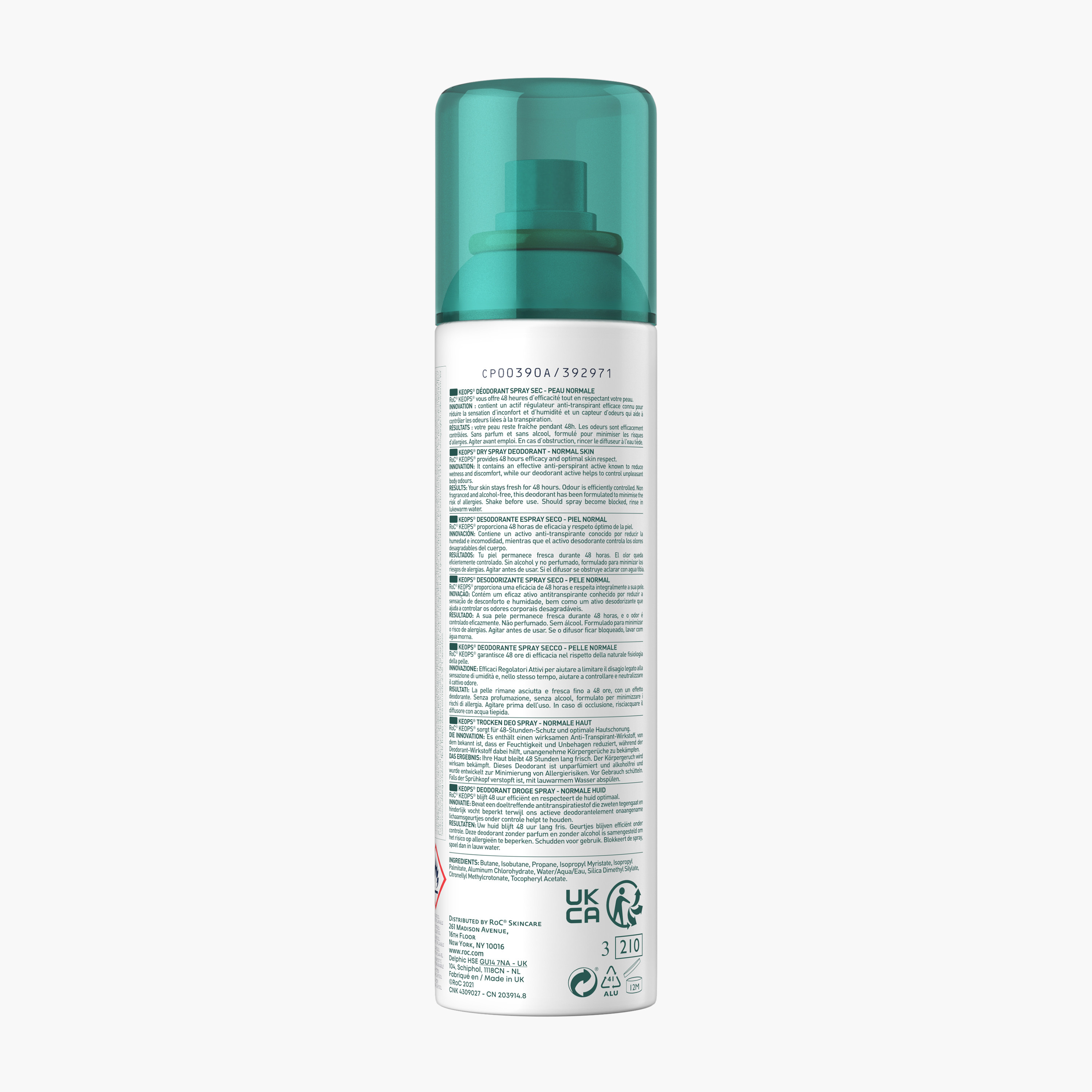 ROC Keops Deodarant Dry Spray - 150 ml-beautyandpersonalcare-fragrance-unisex-image-2