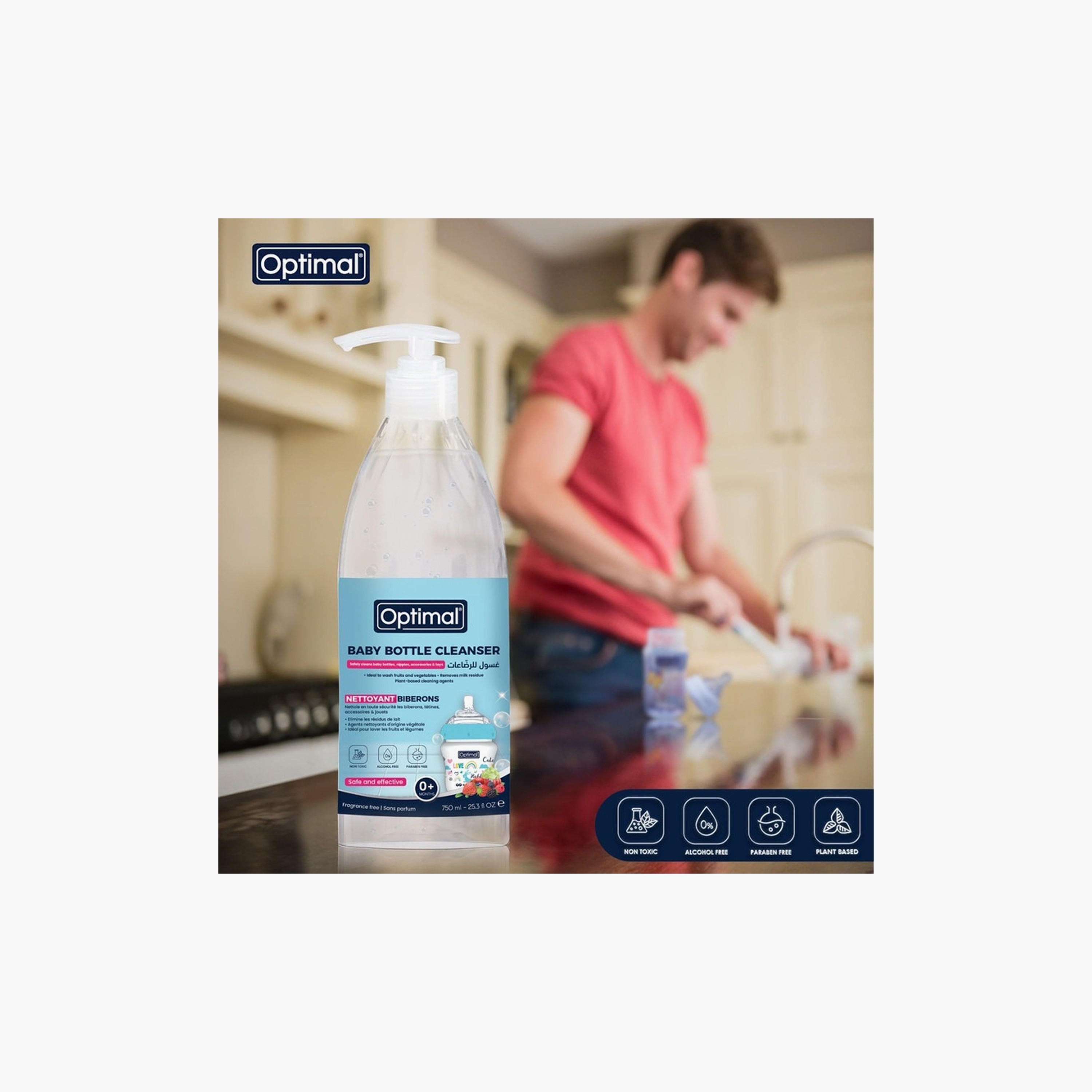 Optimal Gentle Baby Bottle Cleanser & Detergent - 750 ml-baby-feeding-cleaningliquids-image-4