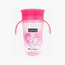 Optimal Baby 360 Training Cup with Easy Grip Handle - 320 ml - Pink-baby-feeding-mealtimeessentials-image-1
