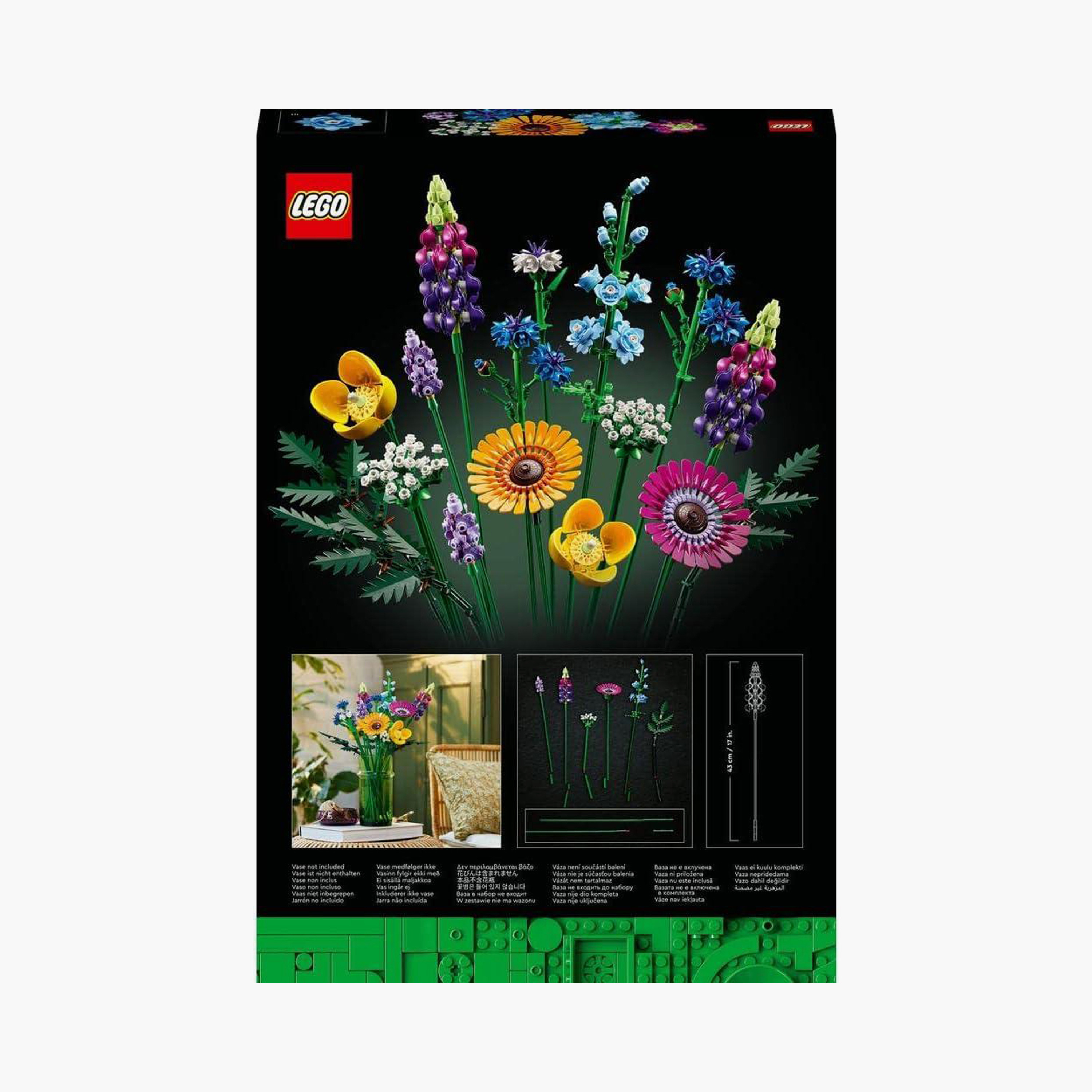 LEGO® Botanicals Wildflower Bouquet 10313 Building Set (939 Pieces)-toys-buildingblocks-blocks-image-9