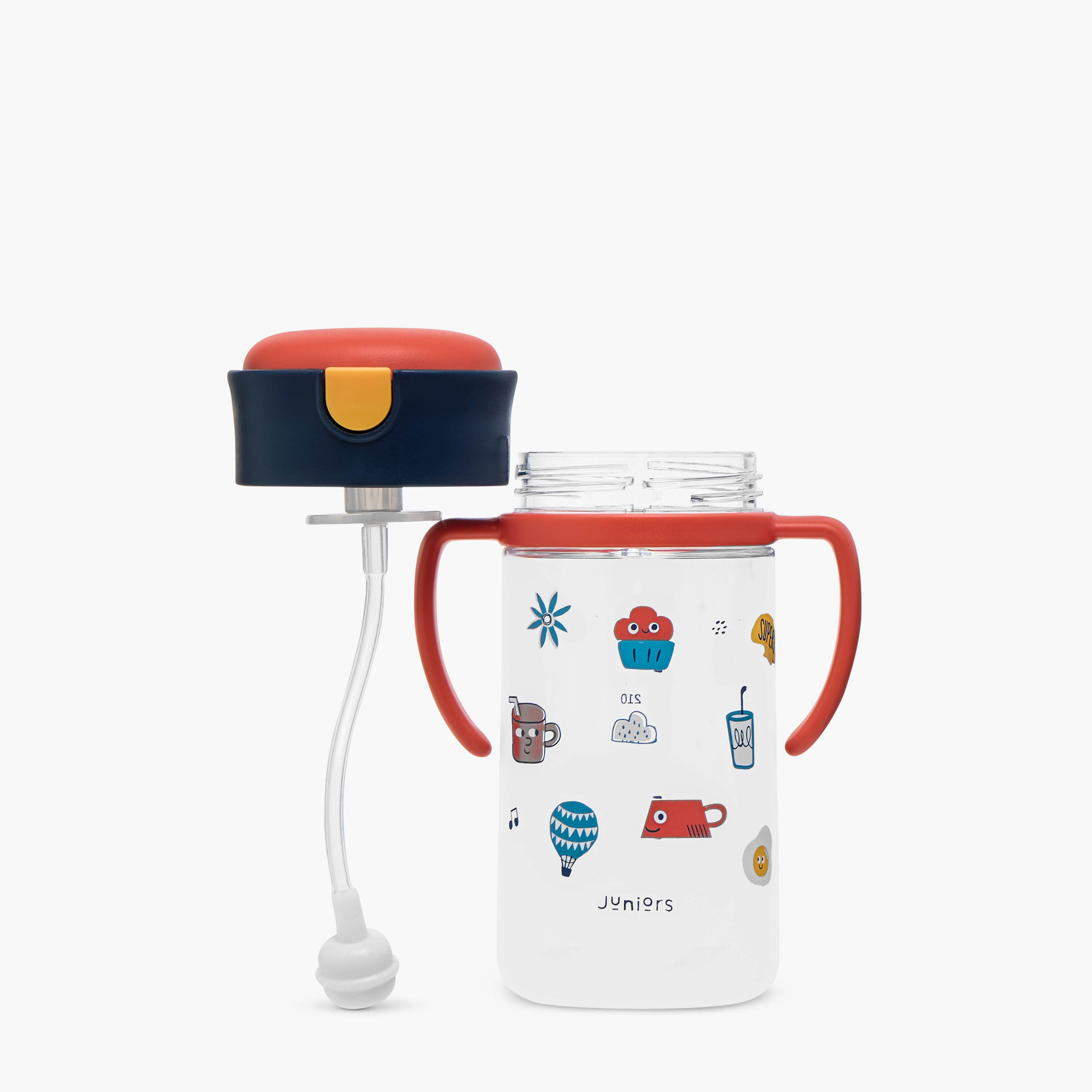 Juniors Printed Sipper Water Bottle with Handles - 300 ml-baby-feeding-mealtimeessentials-image-3