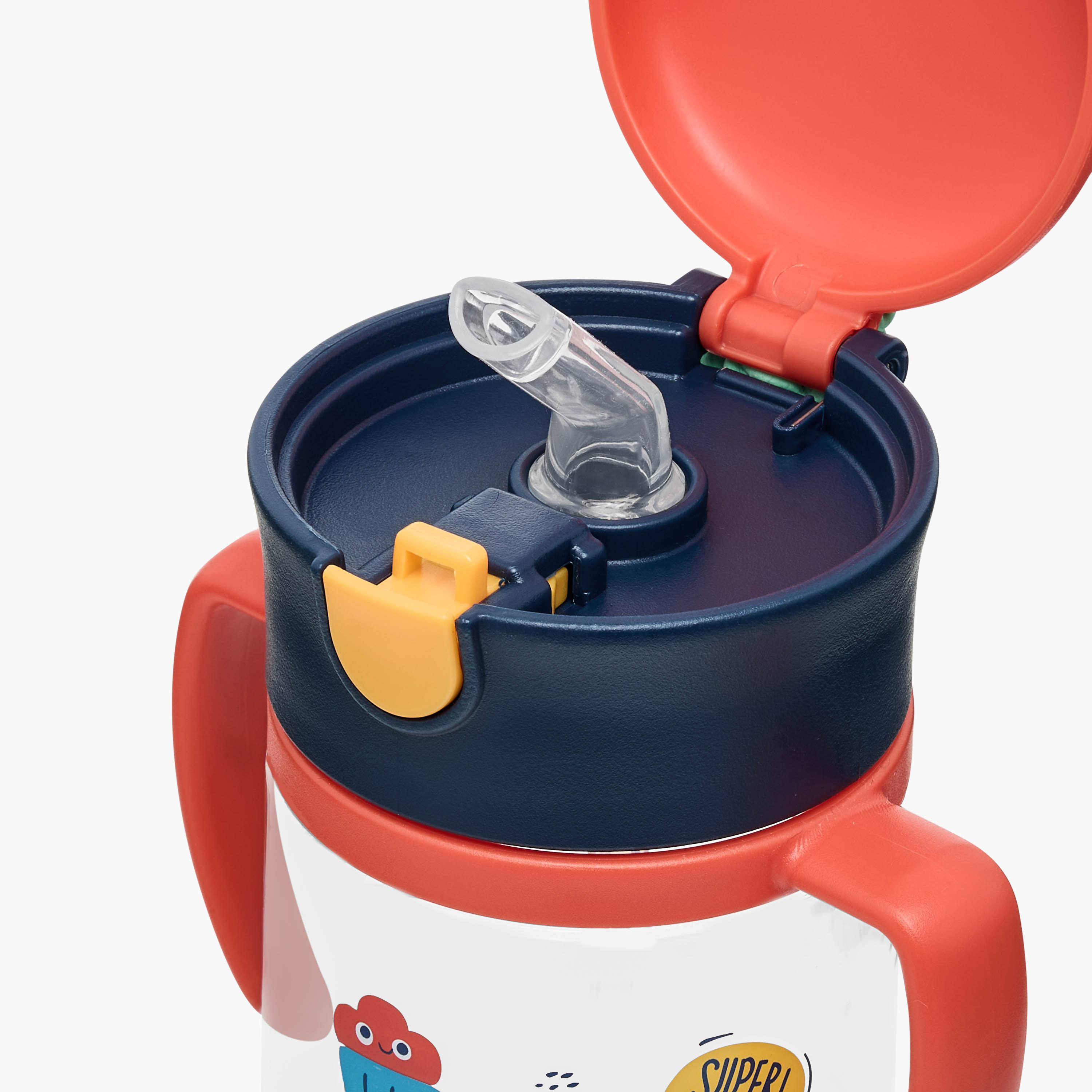 Juniors Printed Sipper Water Bottle with Handles - 300 ml-baby-feeding-mealtimeessentials-image-4