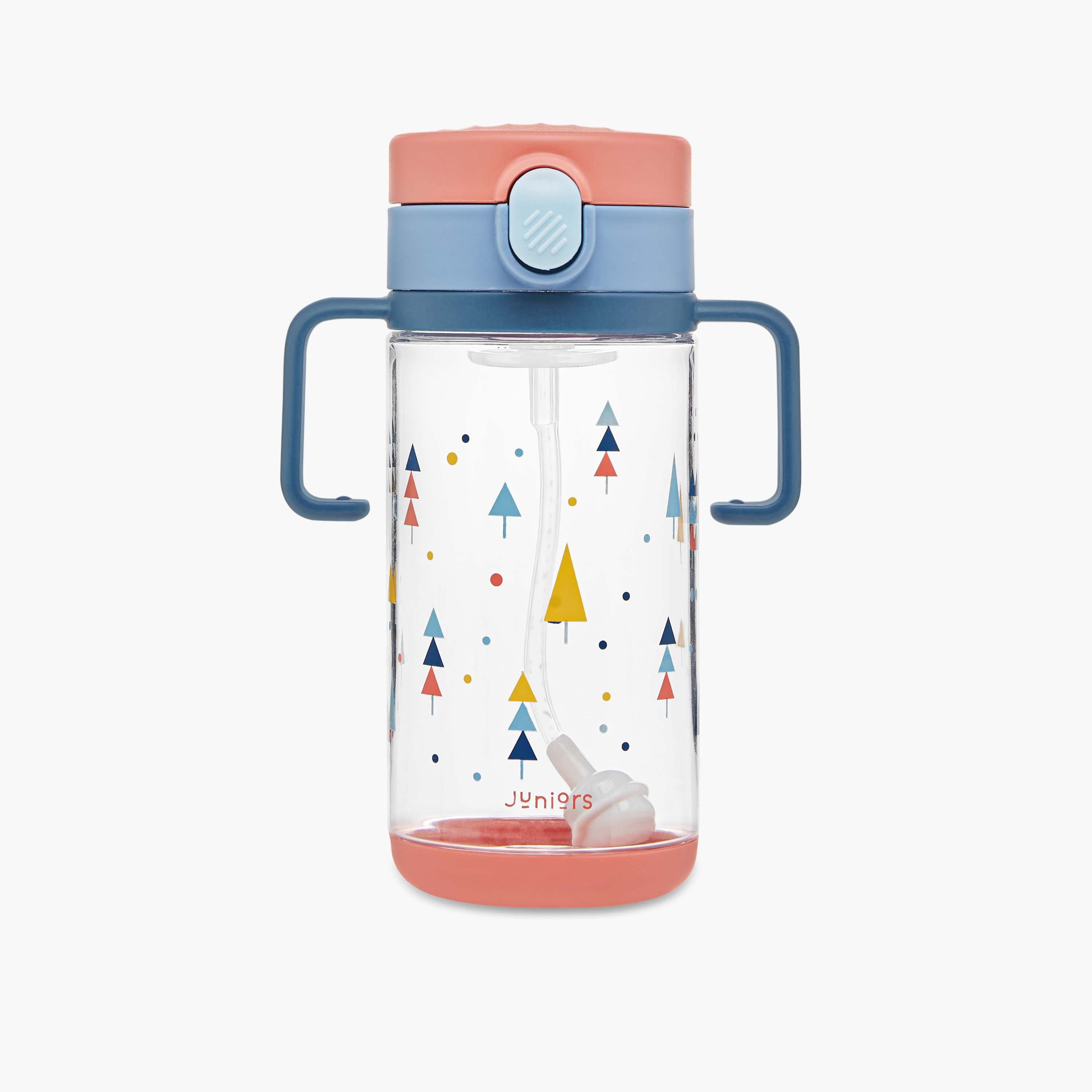 Juniors Printed Sipper Water Bottle with Handles - 330 ml-baby-feeding-mealtimeessentials-image-1