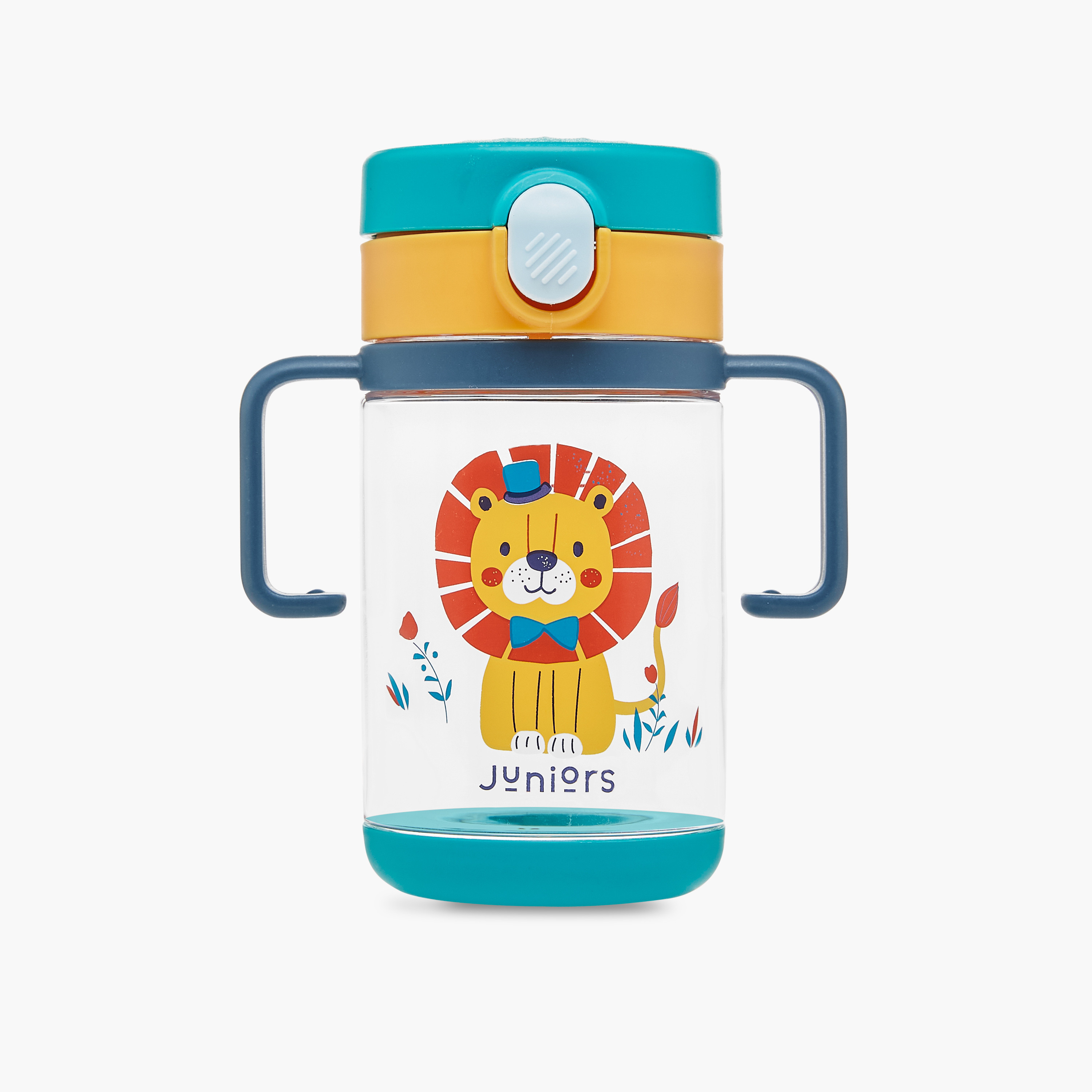 Juniors Printed Sipper Water Bottle with Handles - 240 ml-baby-feeding-mealtimeessentials-image-2
