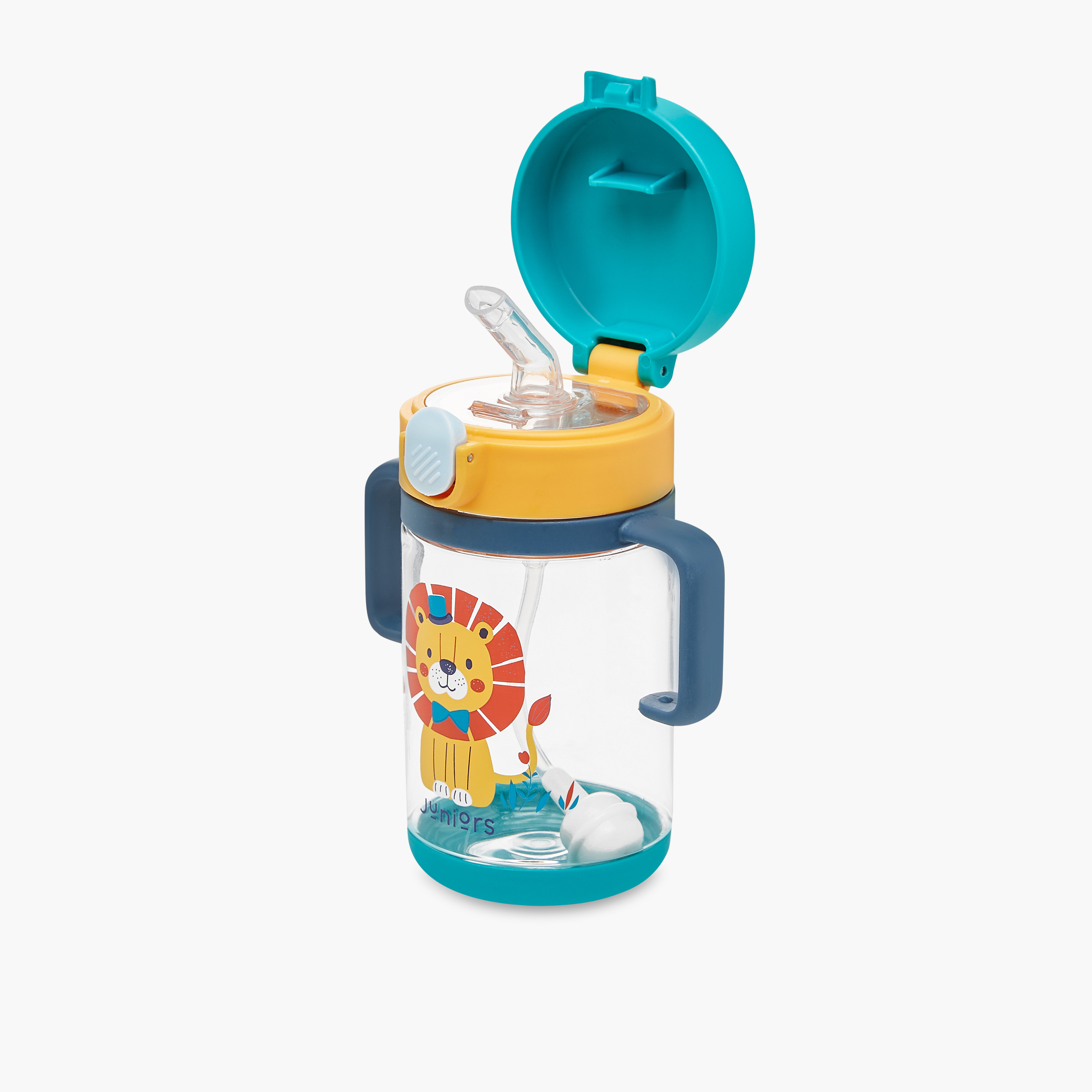 Juniors Printed Sipper Water Bottle with Handles - 240 ml-baby-feeding-mealtimeessentials-image-4