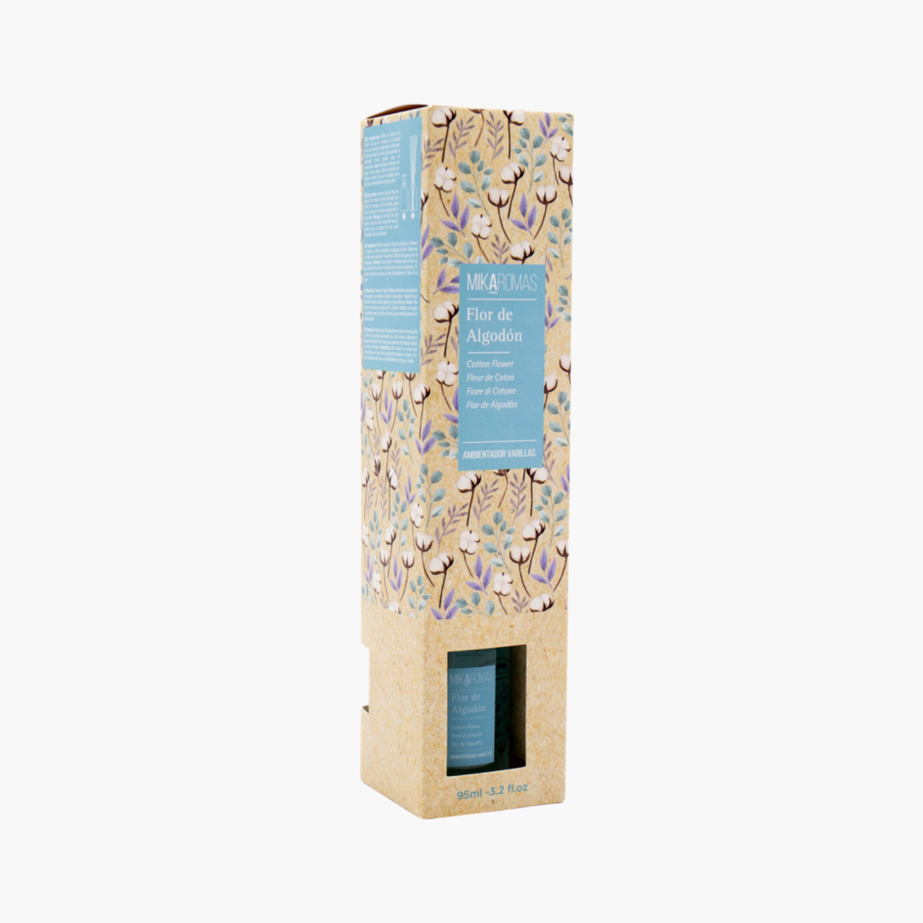 Mikaromas Cotton Flower Reed Diffuser - 95 ml-household-homefragrance-reeddiffusers-image-2