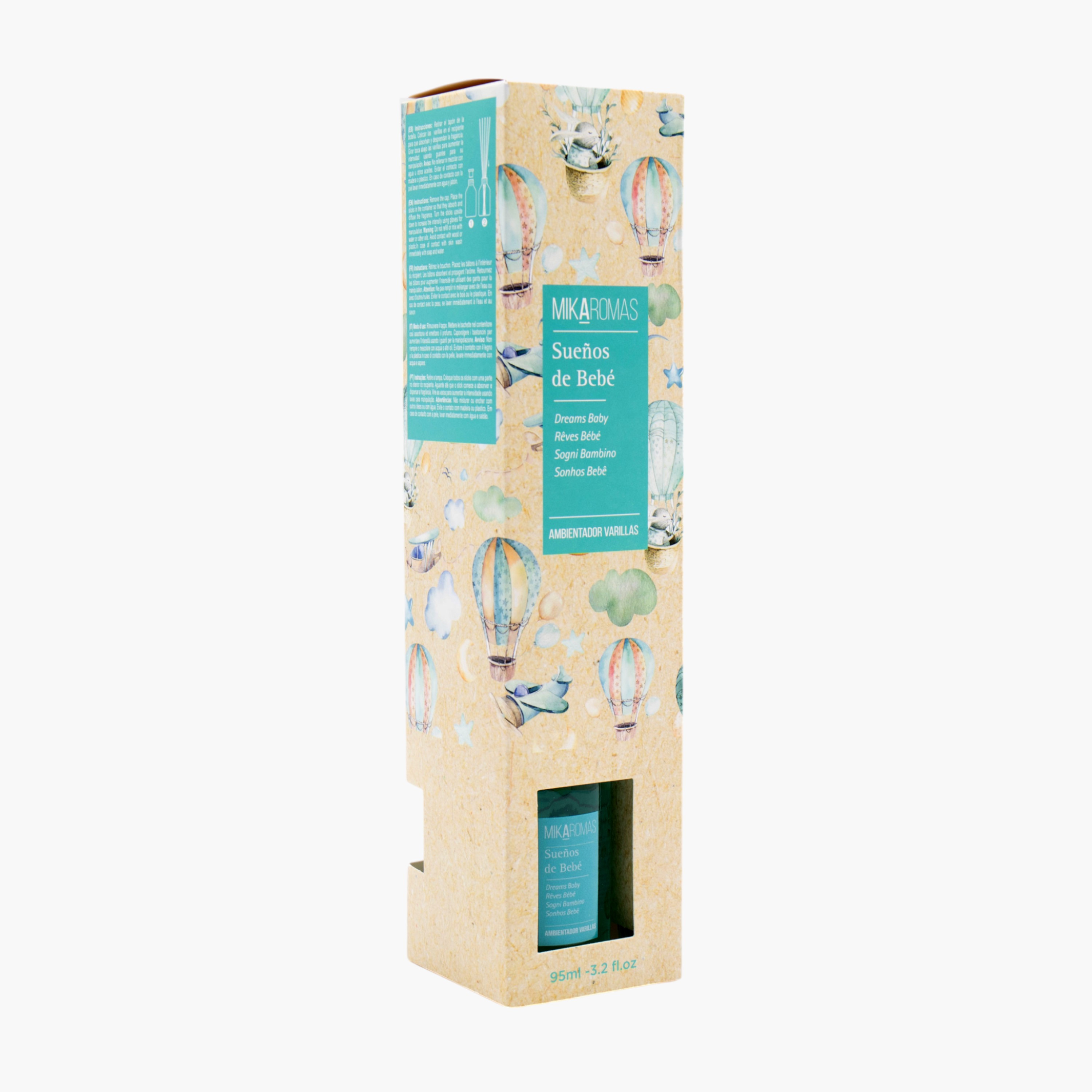 Mikaromas Baby Dreams Reed Diffuser - 95 ml-household-homefragrance-reeddiffusers-image-2