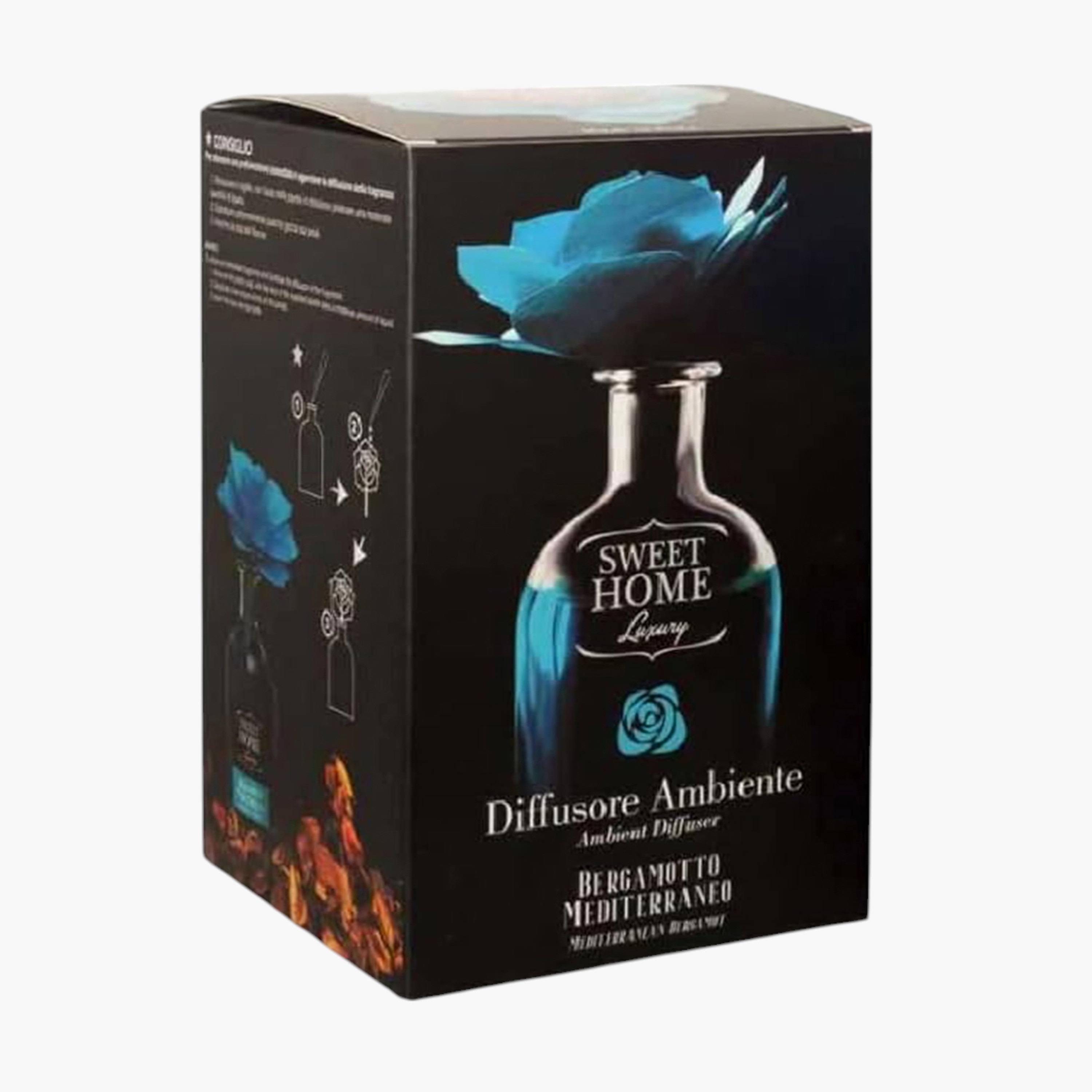 Sweet Home Mediterranean Bergamot Luxury Reed Diffuser - 250 ml-household-homefragrance-reeddiffusers-image-2