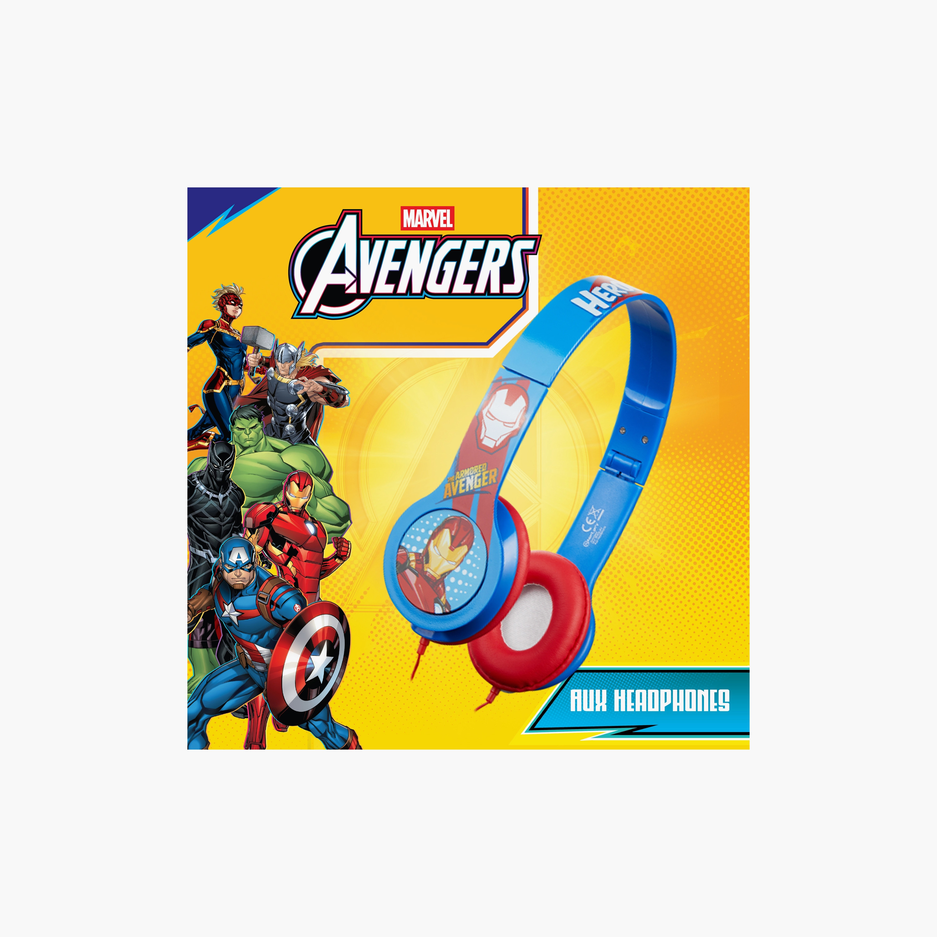 Disney Avengers Foldable & Adjustable Wired Headphone-electronics-speakers-image-8