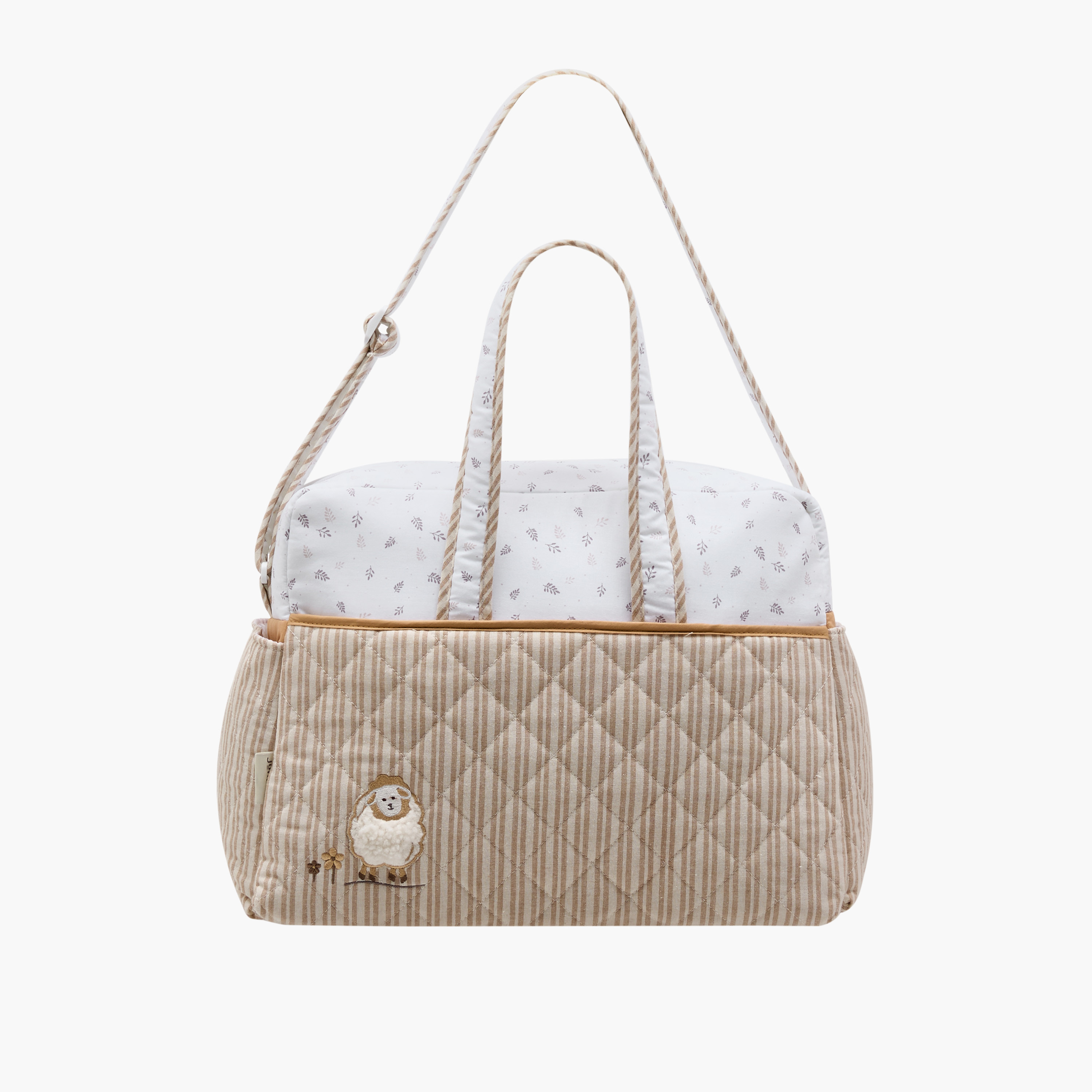 Juniors Quilted Diaper Bag with Zip Closure-baby-diapering-diaperbags-image-1