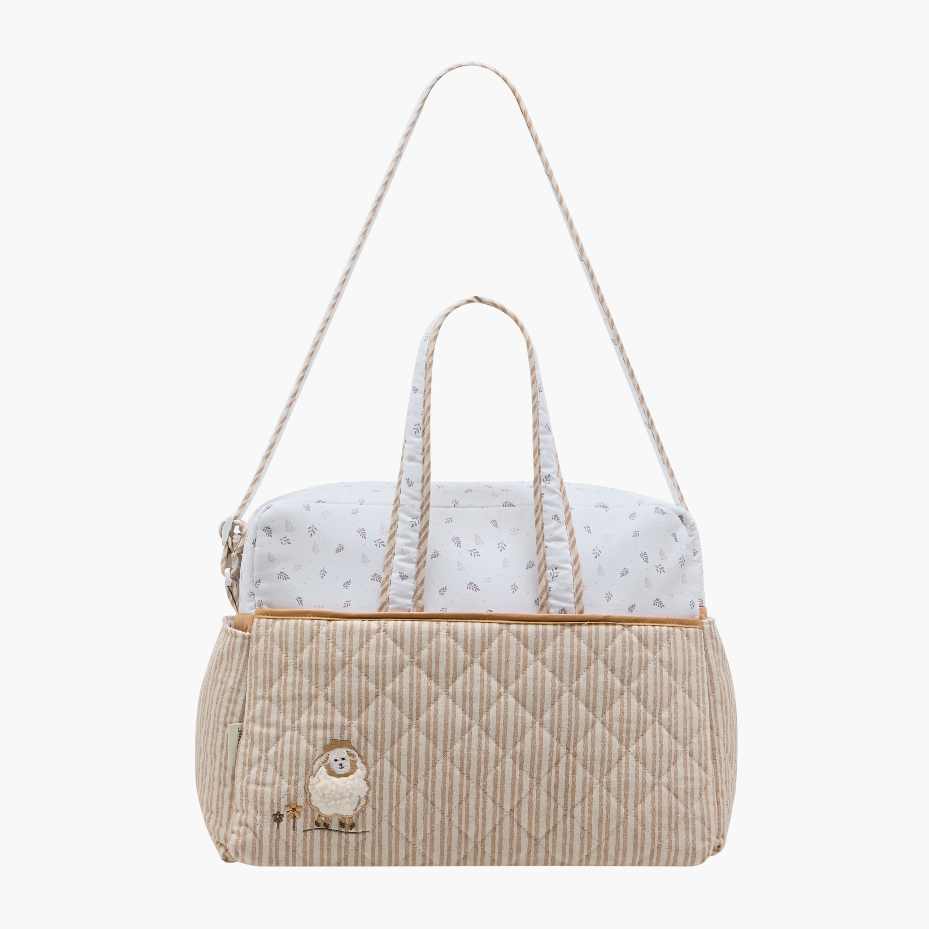 Juniors Quilted Diaper Bag with Zip Closure-baby-diapering-diaperbags-image-2