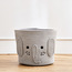 Juniors Elephant Applique Rope Storage Basket - 30x30x35 cm-baby-nursery-roomdecor-image-1