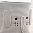 Juniors Elephant Applique Rope Storage Basket - 30x30x35 cm-baby-nursery-roomdecor-image-3