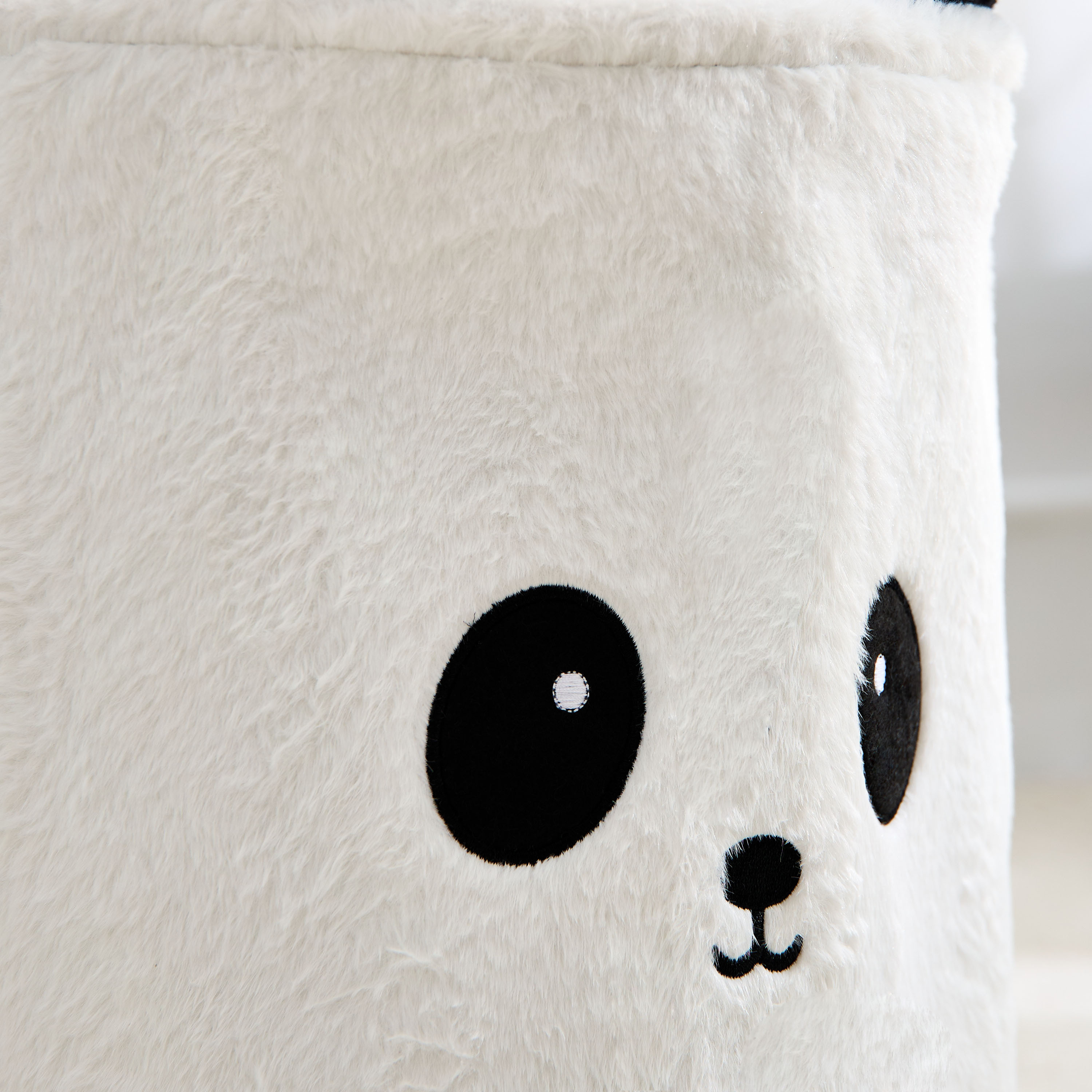 Juniors Panda Plush Storage Hamper - 30x30x35 cm-baby-nursery-roomdecor-image-4