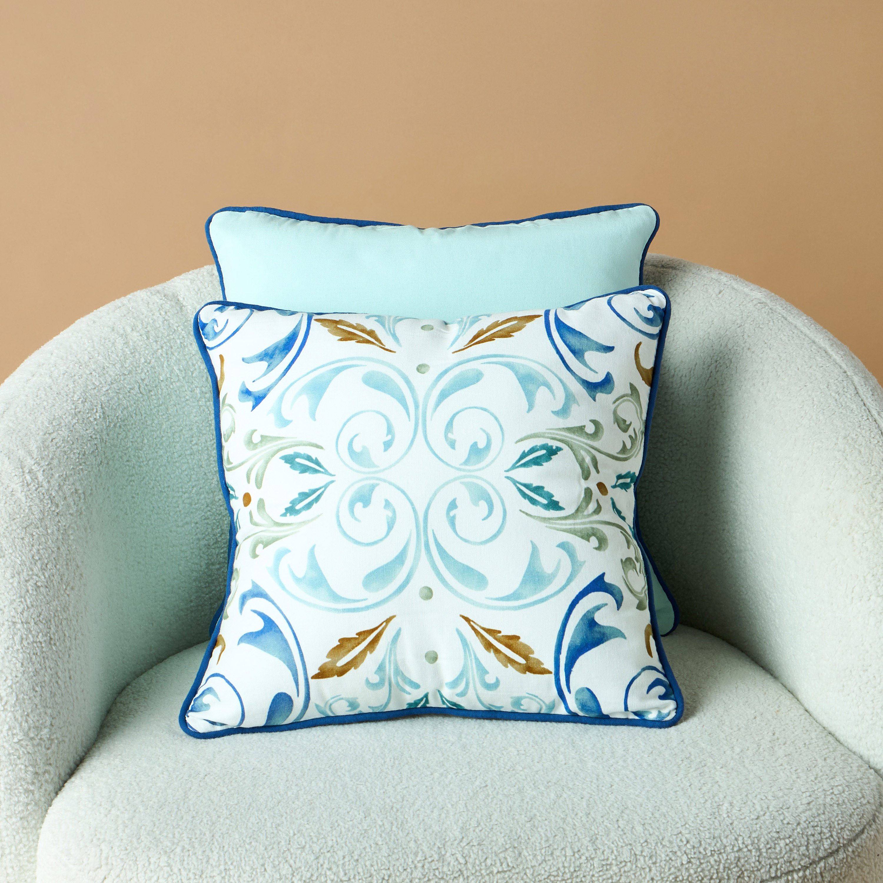Assorted 2-Piece Filled Cushion Set - 45x45 cms-household-cushionsandthrows-filledcushions-decorativecushions-image-2