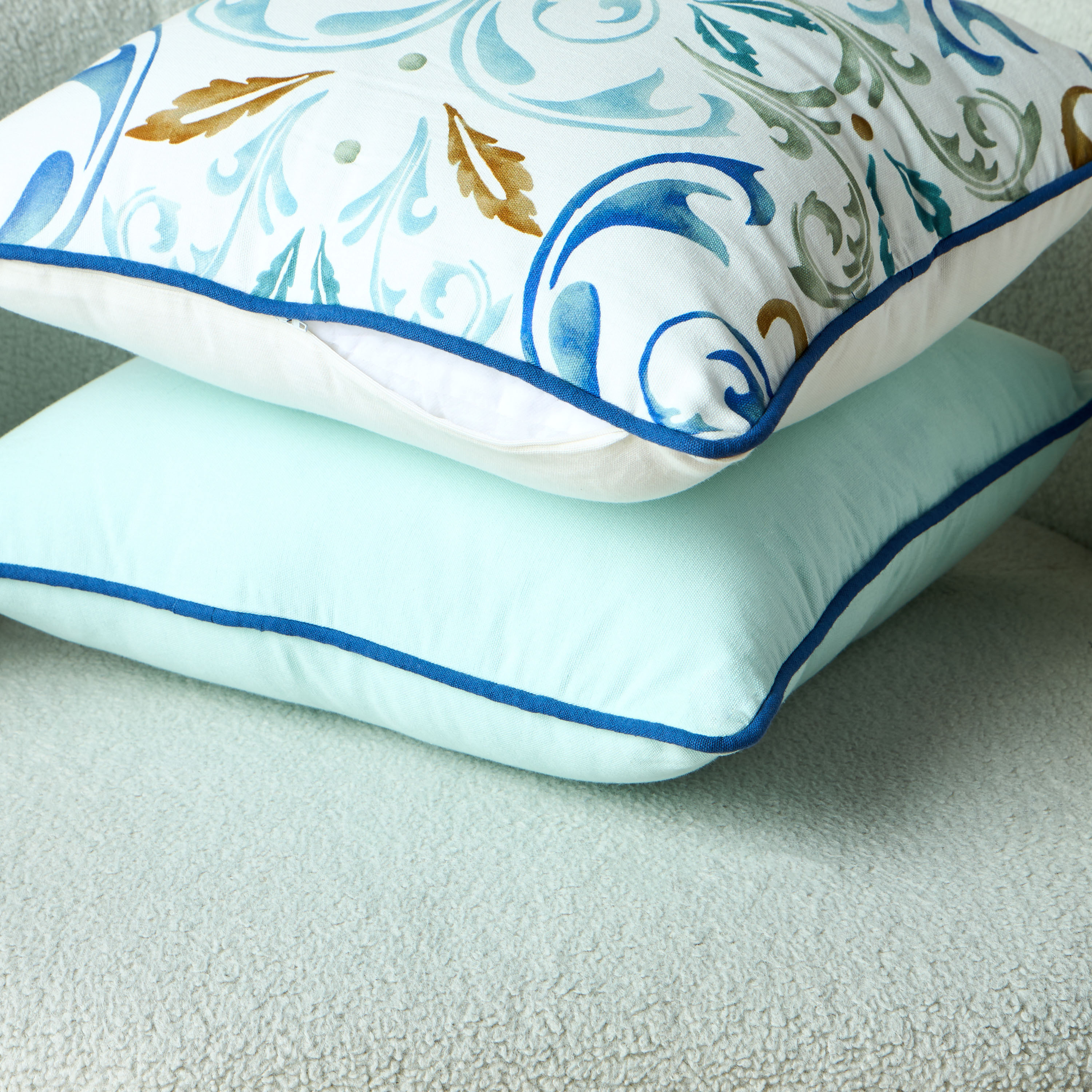 Assorted 2-Piece Filled Cushion Set - 45x45 cms-household-cushionsandthrows-filledcushions-decorativecushions-image-4