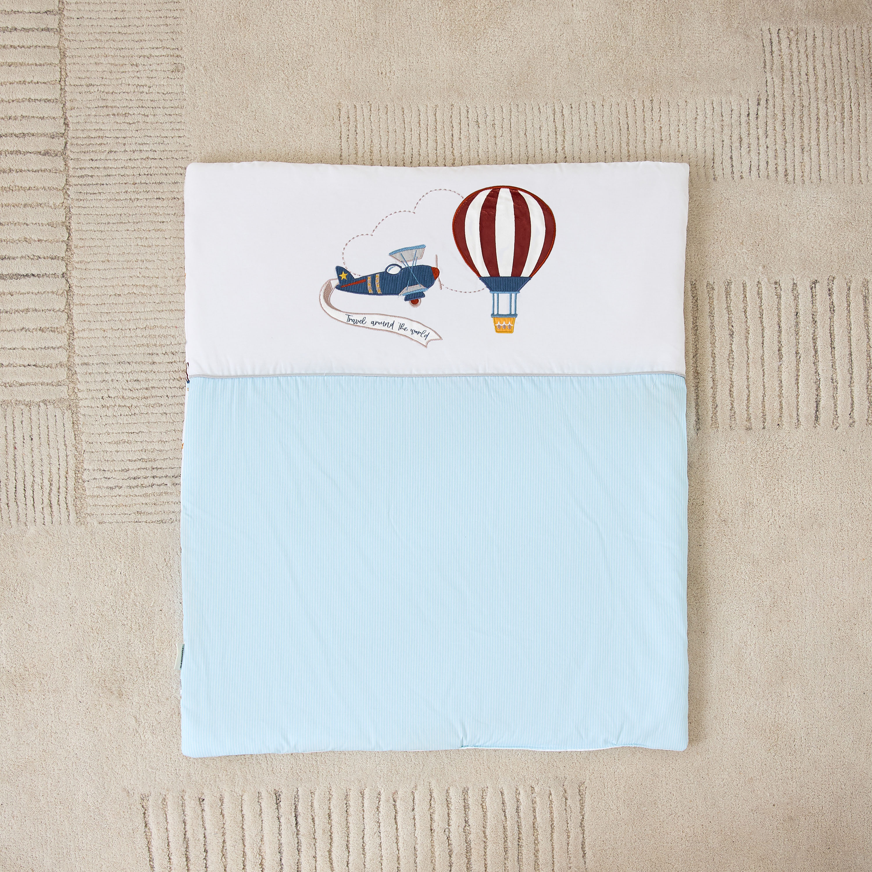 Juniors Little Explorer 5-Piece Bassinet Bedding Set - 80x70 cm-baby-nursery-babybedding-image-3