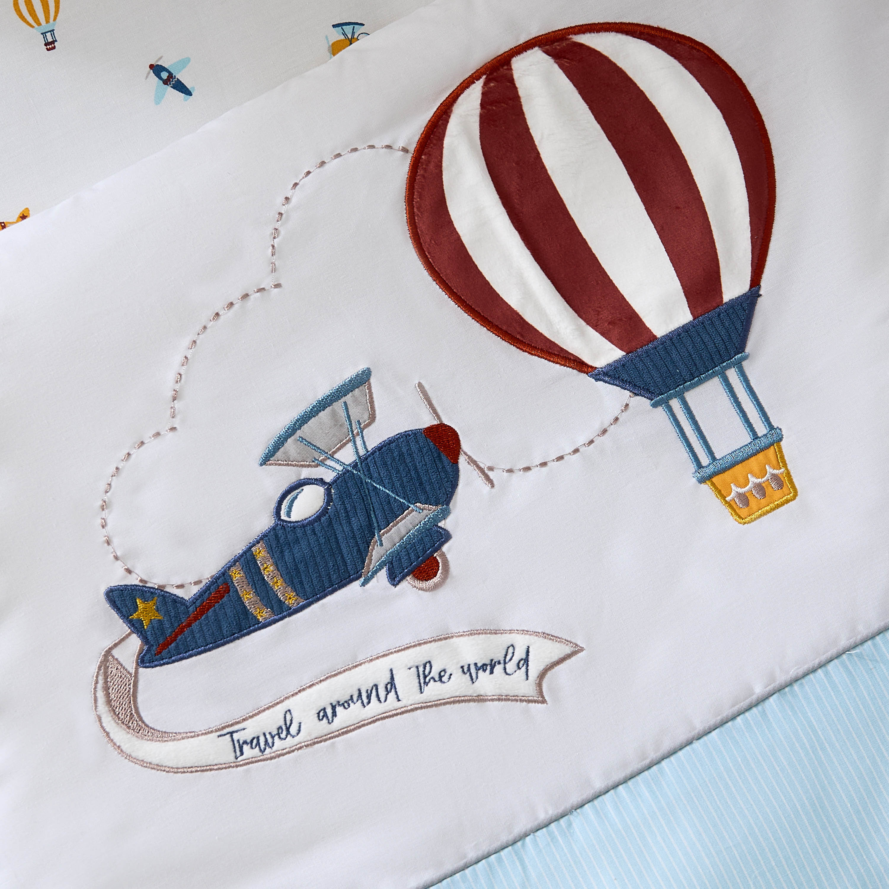 Juniors Little Explorer 5-Piece Bassinet Bedding Set - 80x70 cm-baby-nursery-babybedding-image-6