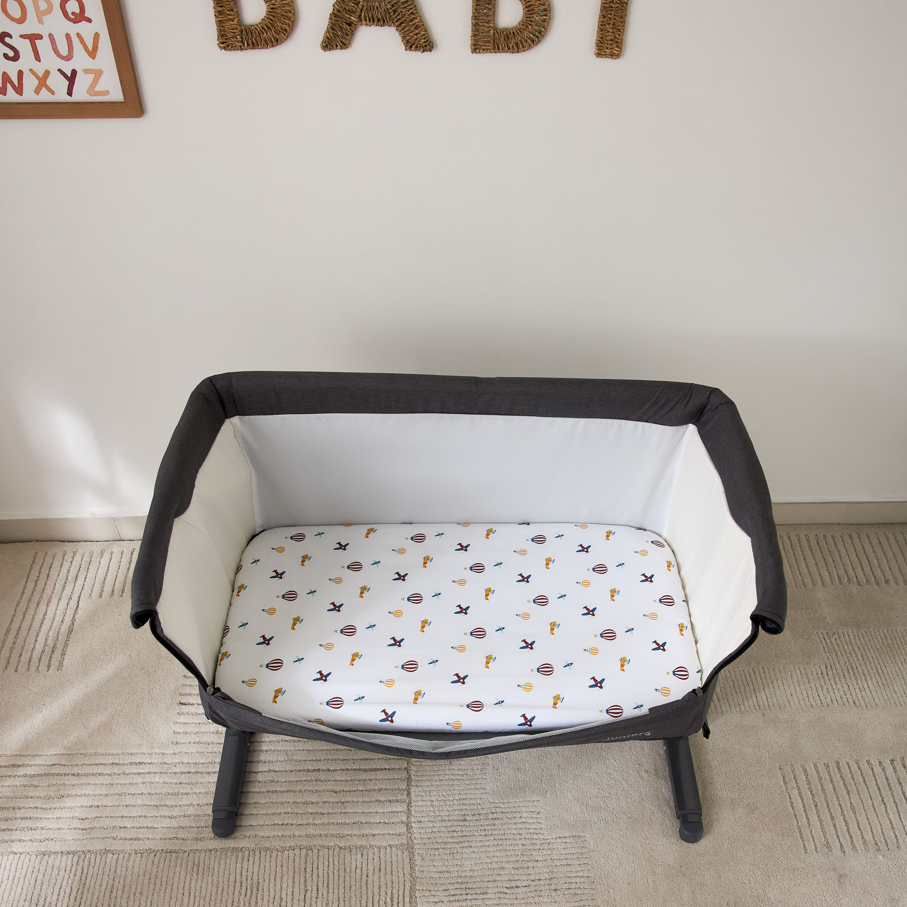 Juniors Little Explorer 5-Piece Bassinet Bedding Set - 80x70 cm-baby-nursery-babybedding-image-8