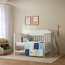 طقم مفارش سرير رضّع قطعتين بطبعات من جونيورز - 106×83 سم-baby-nursery-babybedding-image-1