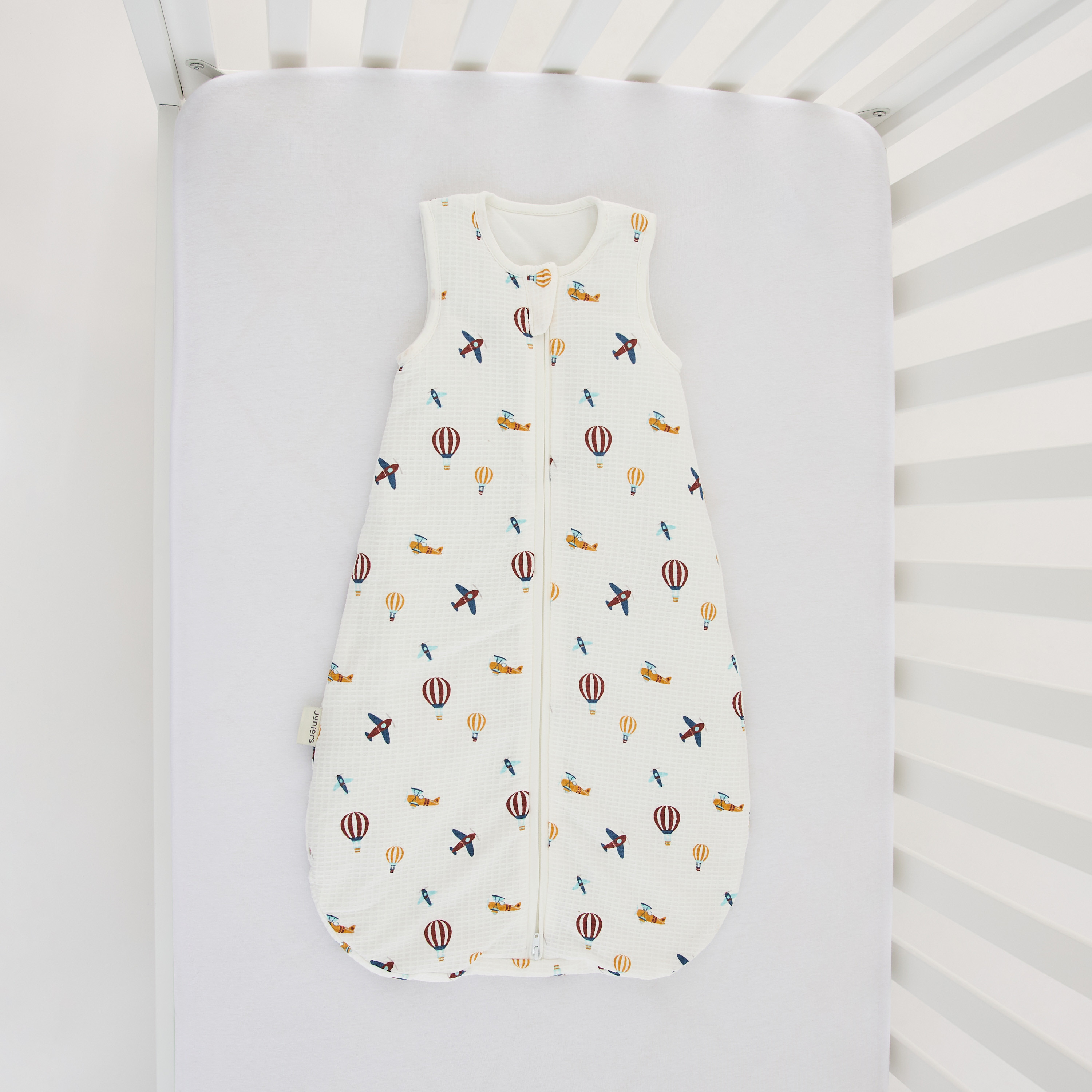 شنطة نوم بسحّاب إغلاق ووافل بارز الملمس من جونيورز-baby-nursery-blanketsandswaddles-swaddlesandsleepingbags-image-2