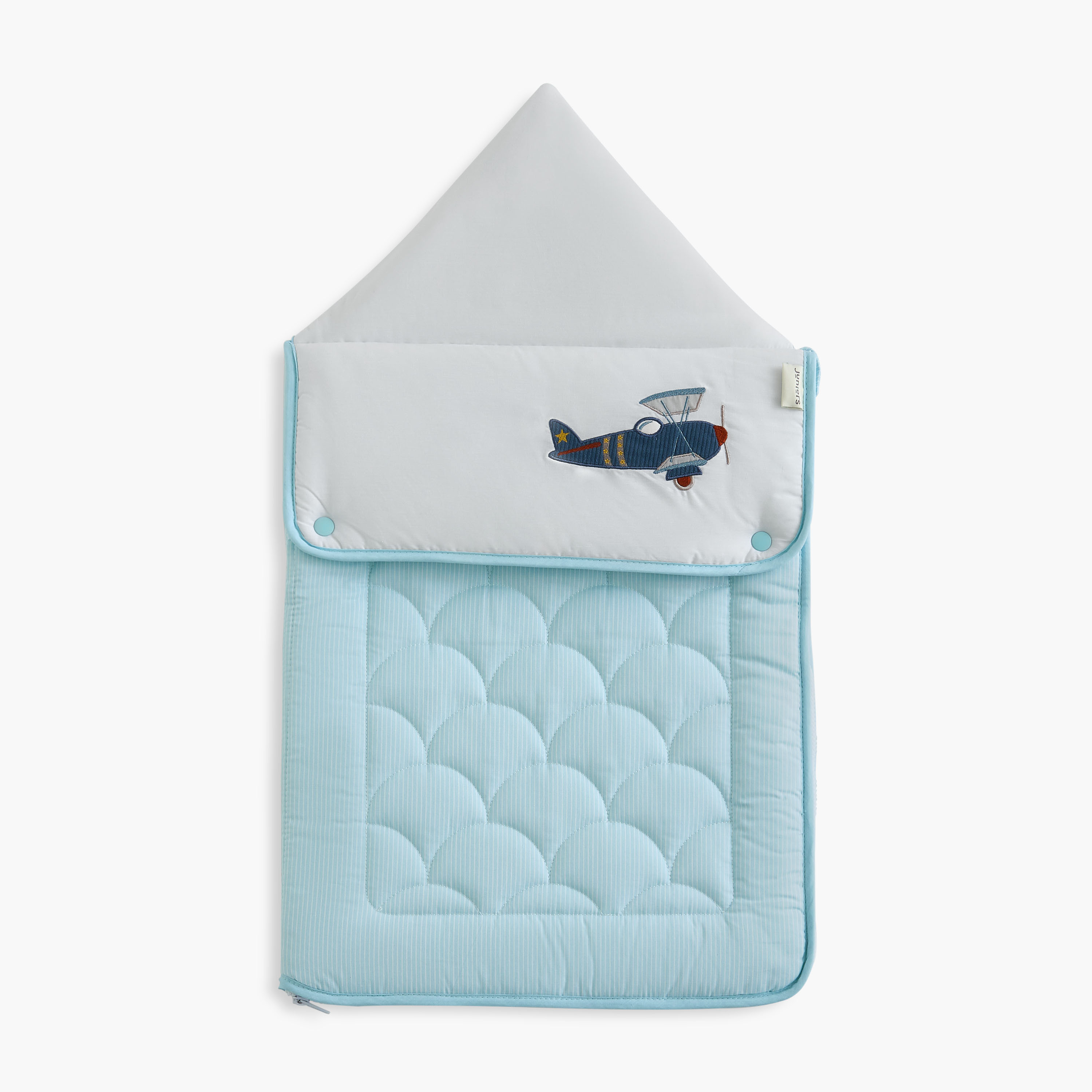 Juniors Hooded Nest Bag with Zip Closure-baby-nursery-babybedding-image-1