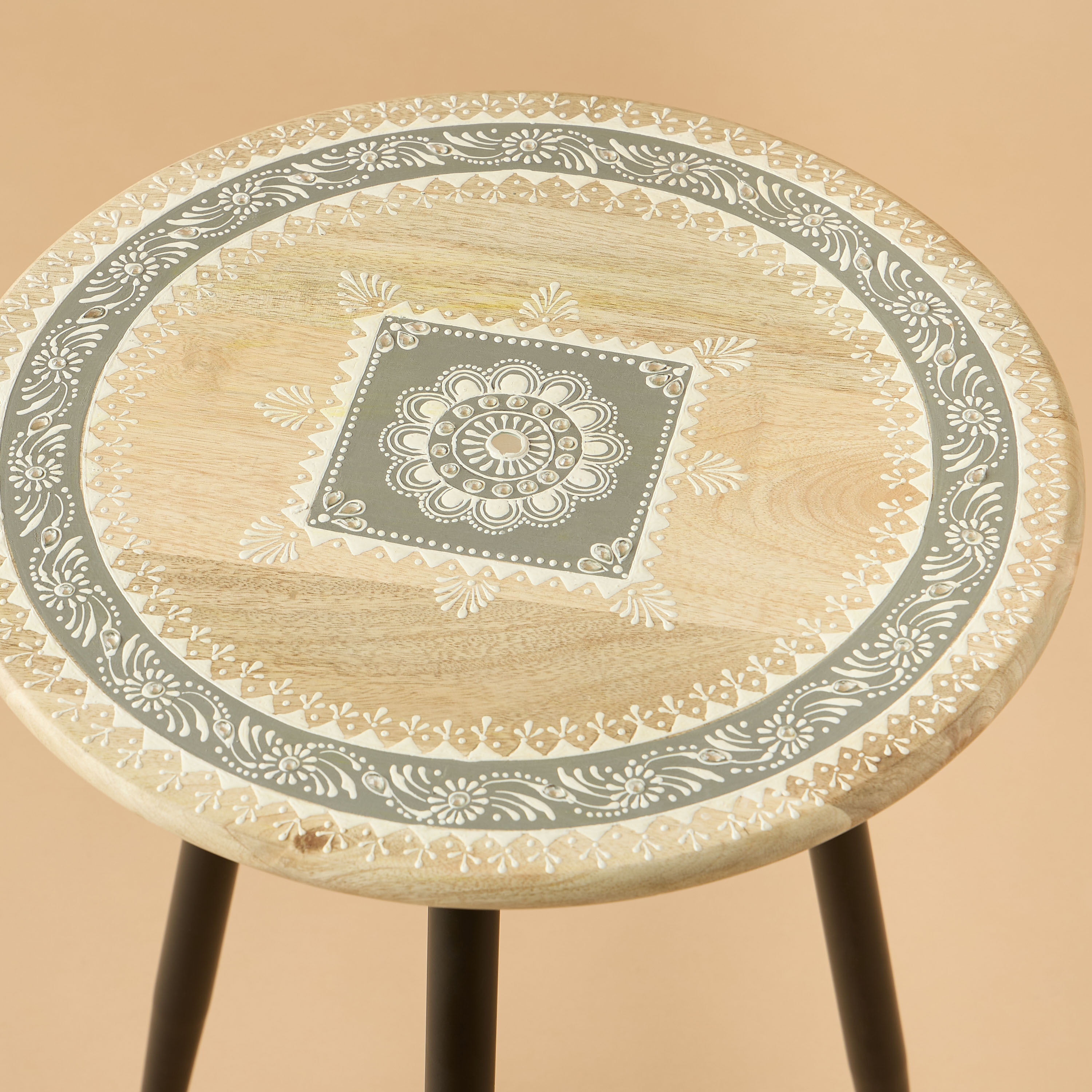 طاولة جانبية خشب بطبعات - 16x22 سم-furniture-livingroom-sideandendtables-image-3