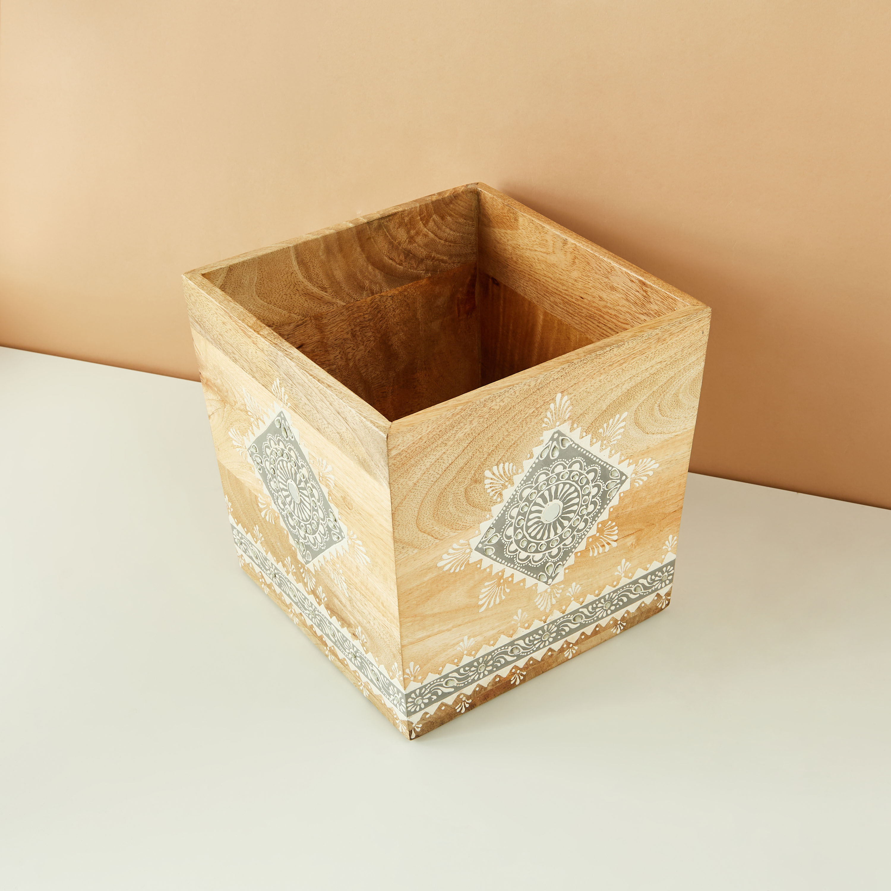 Embellished Wooden Waste Basket-household-bathandlaundry-wastebinsandaccessories-image-3