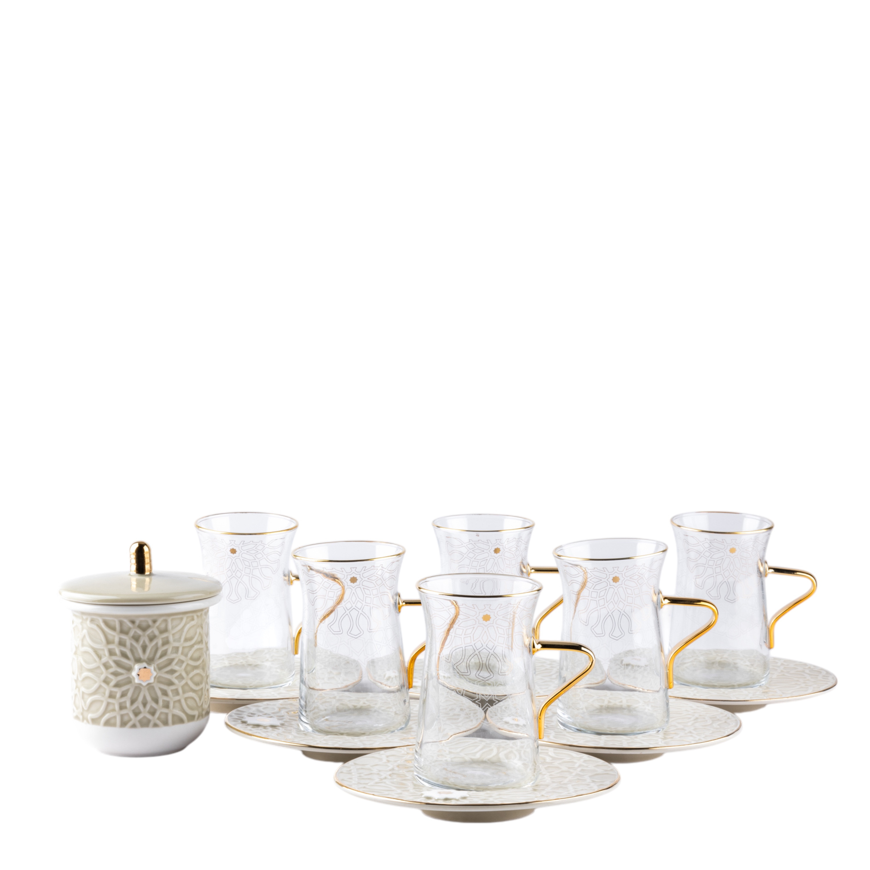 Otantik Asalah 12-Piece Cup and Saucer Set with Sugar Pot - 150 ml-household-dining-teaandcoffee-teaandcoffeesets-image-4