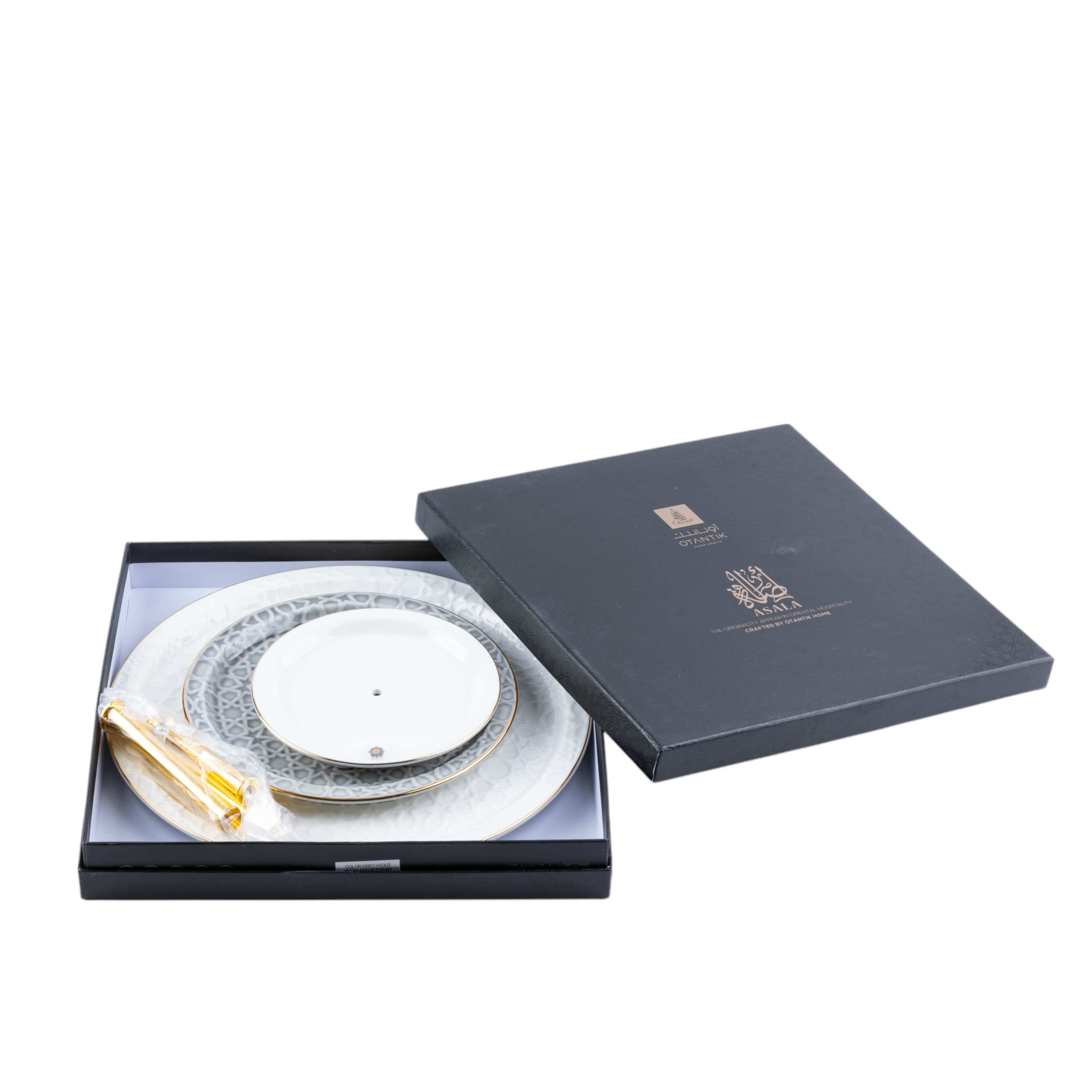 Otantik Asalah 3-Tier Porcelain Cake Stand -  14x27x9 cms-household-dining-serveware-cakestands-image-3