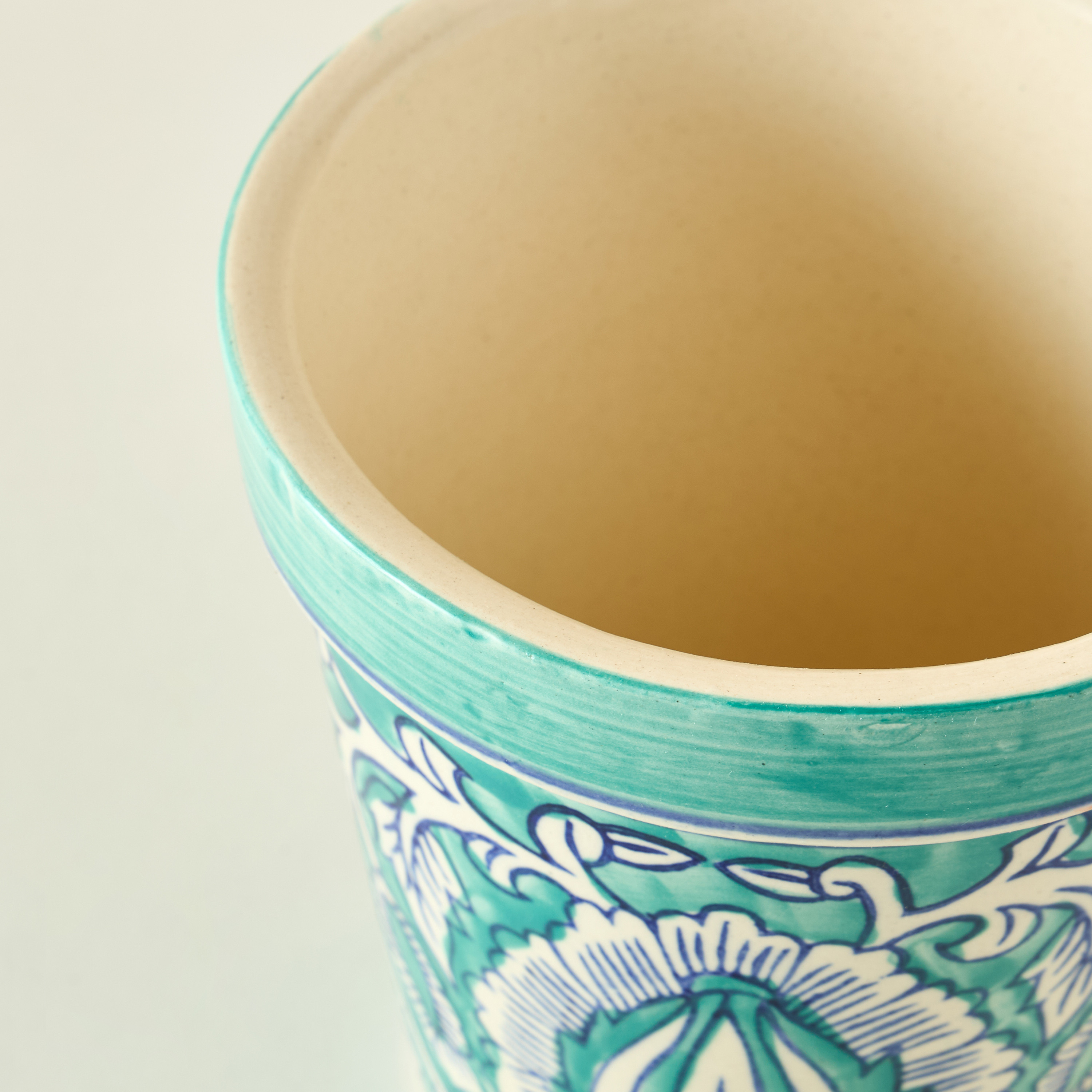 Decorative Ceramic Planter - 15 cm-household-decor-decorativeobjectsandsculptures-image-4