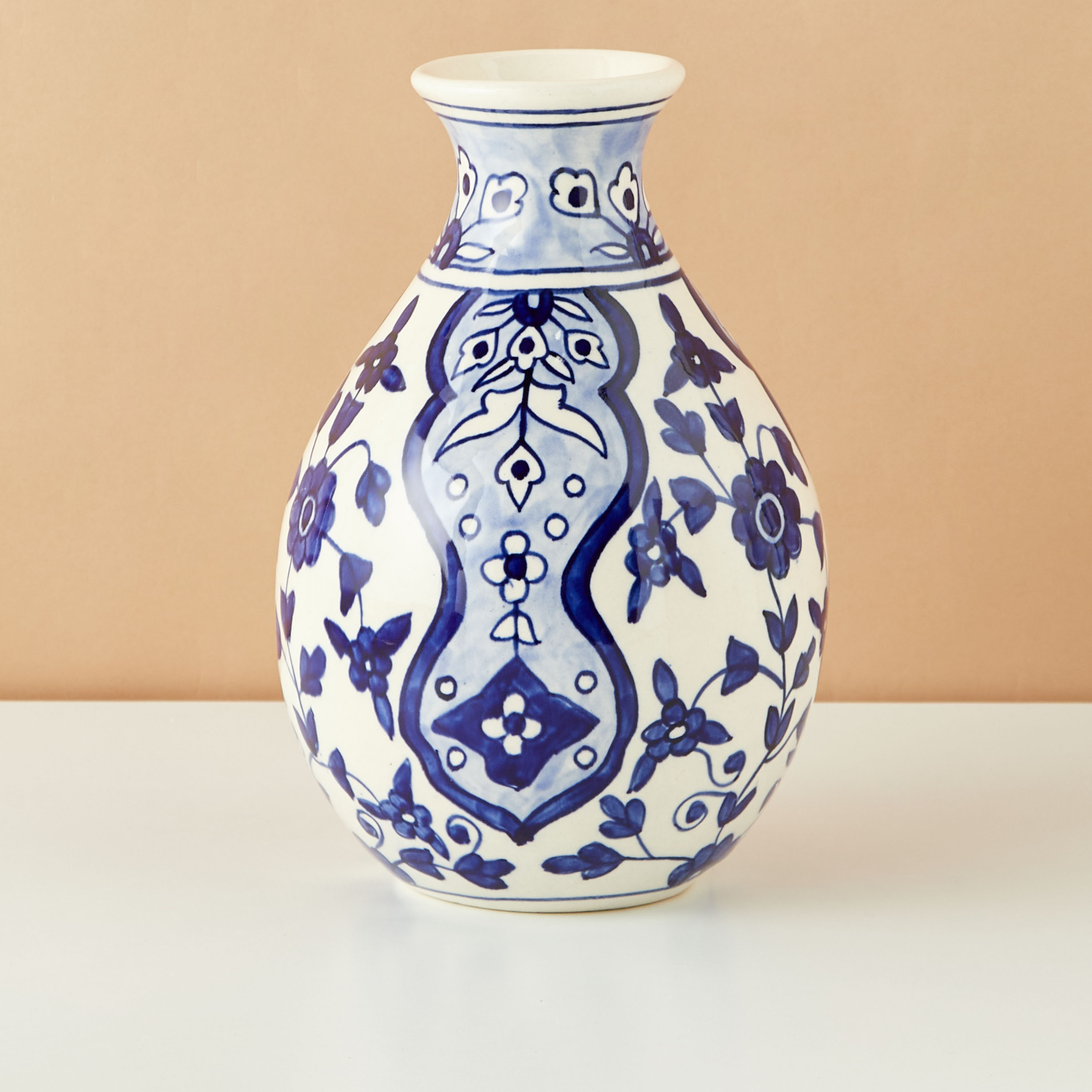 مزهرية سيراميك مزينة-household-decor-vasesandbowls-image-2