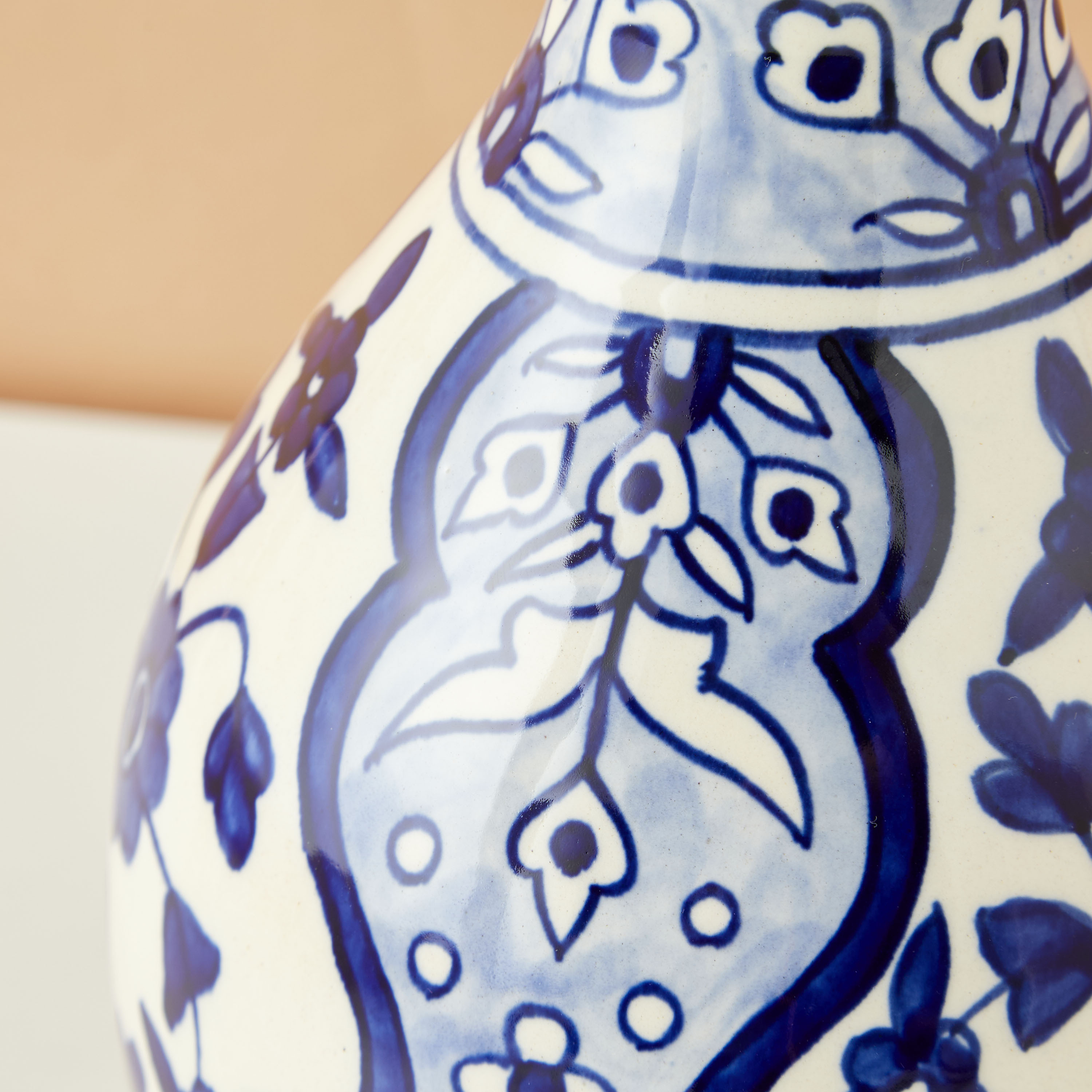 مزهرية سيراميك مزينة-household-decor-vasesandbowls-image-5