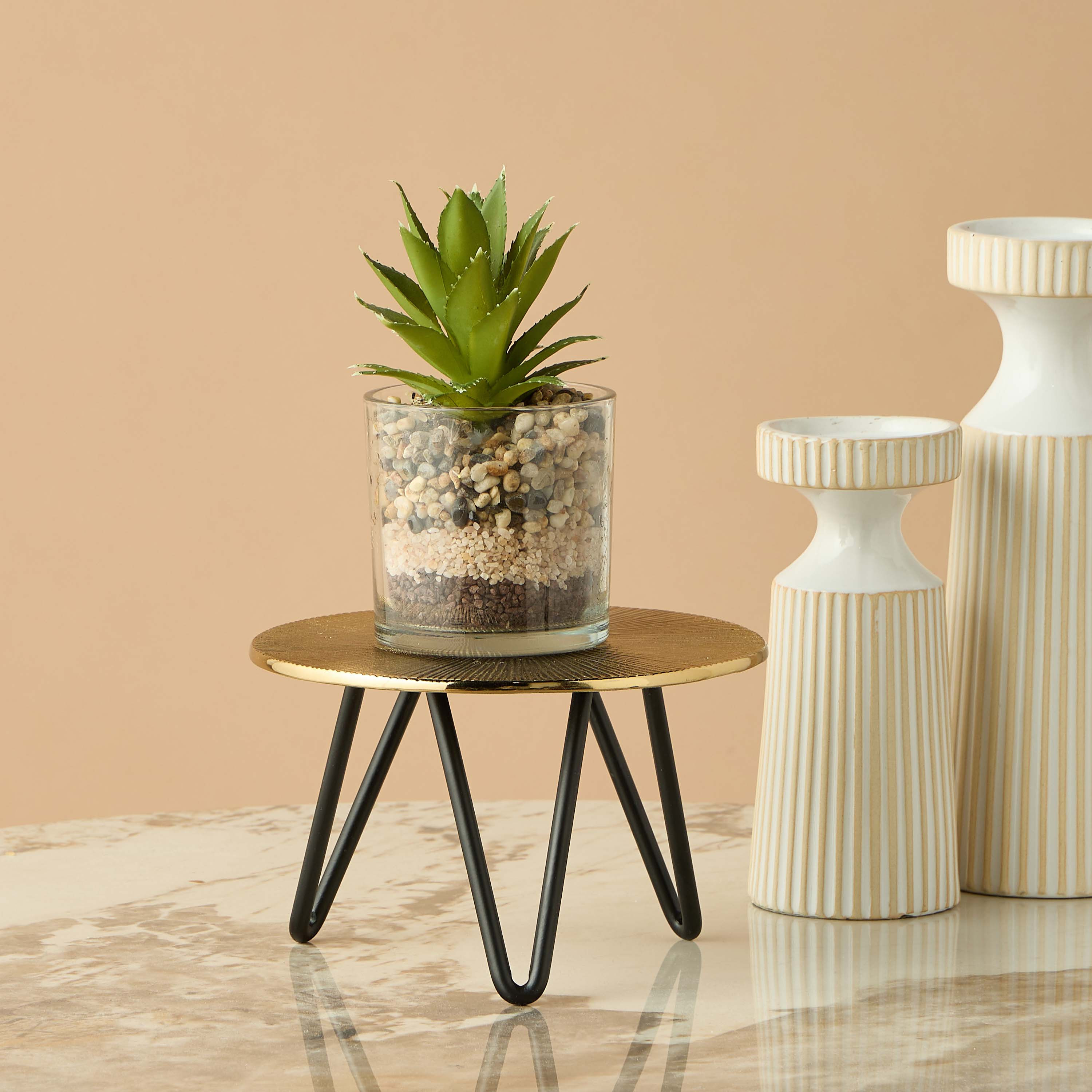 Metal Top Plant Stand - 20x13 cms-household-gardenandoutdoor-trellisandstands-plantstands-image-4