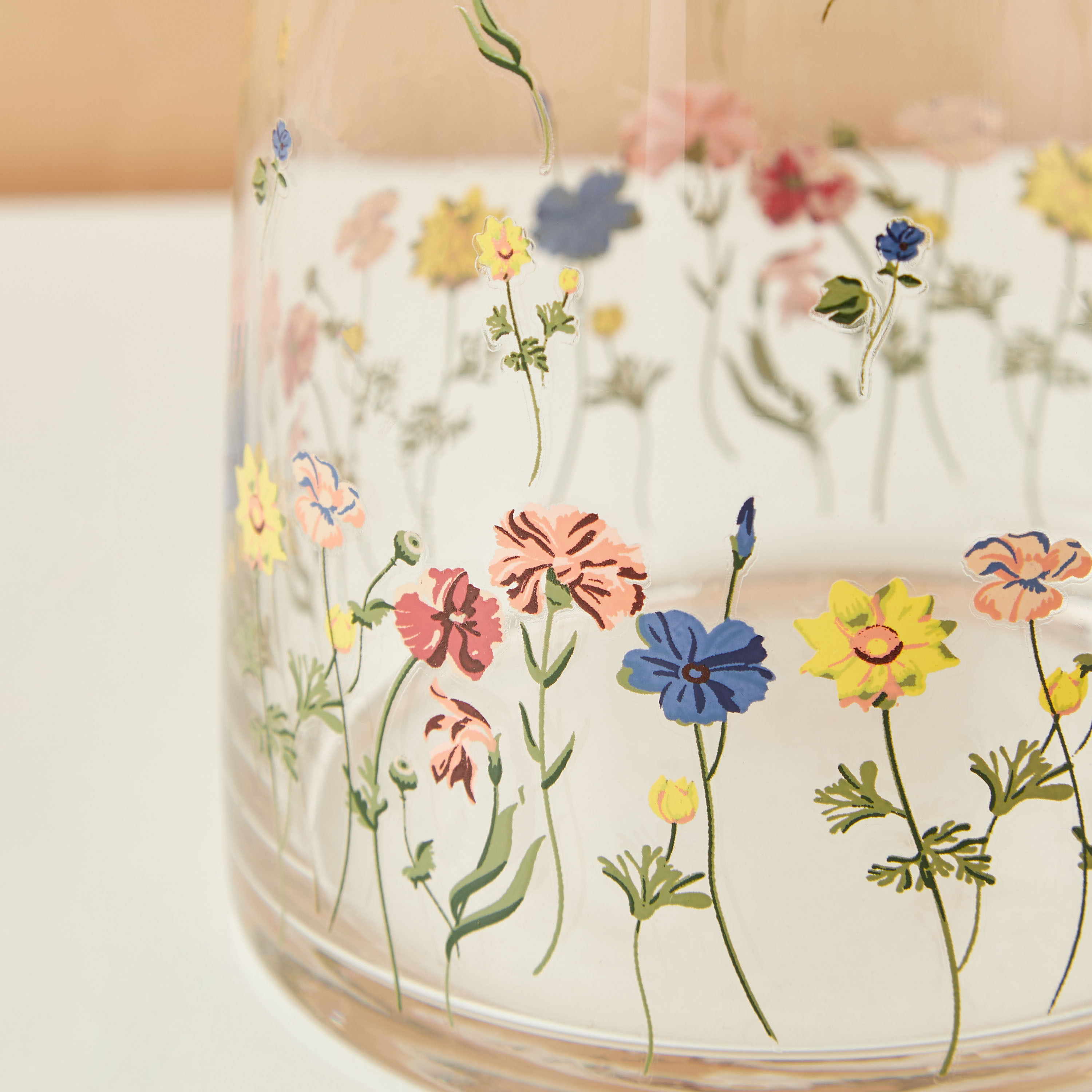 Flora Glass Carafe - 1 L-household-dining-drinkserveware-jugsdecantersandcarafes-image-4