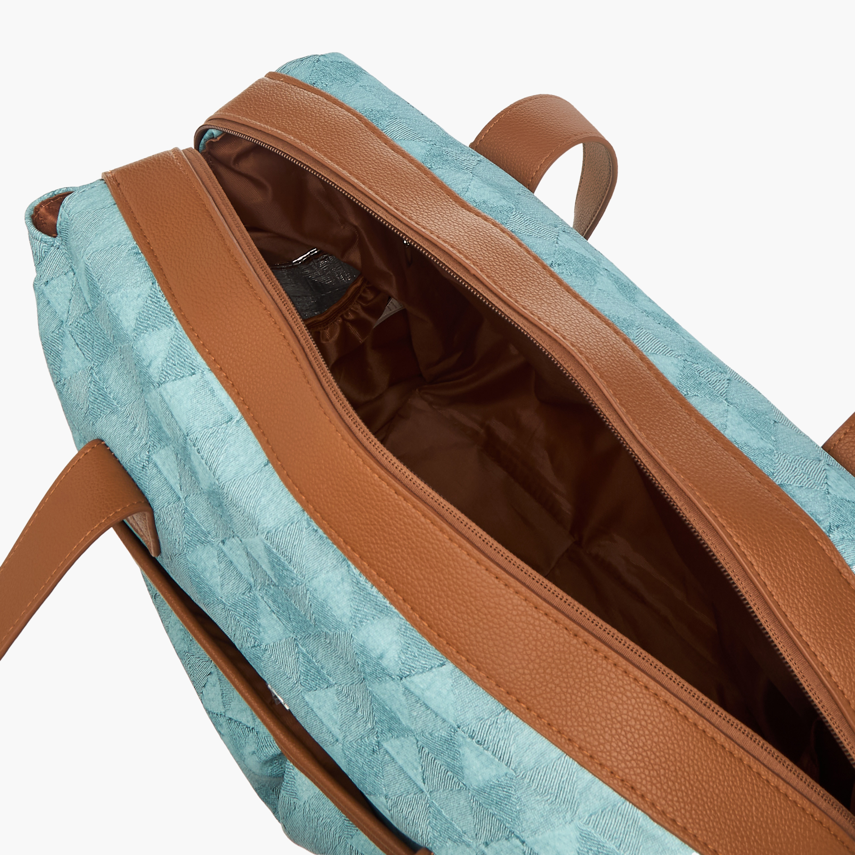 Giggles Denim Diaper Bag with Double Handle and Zip Closure-baby-diapering-diaperbags-image-11