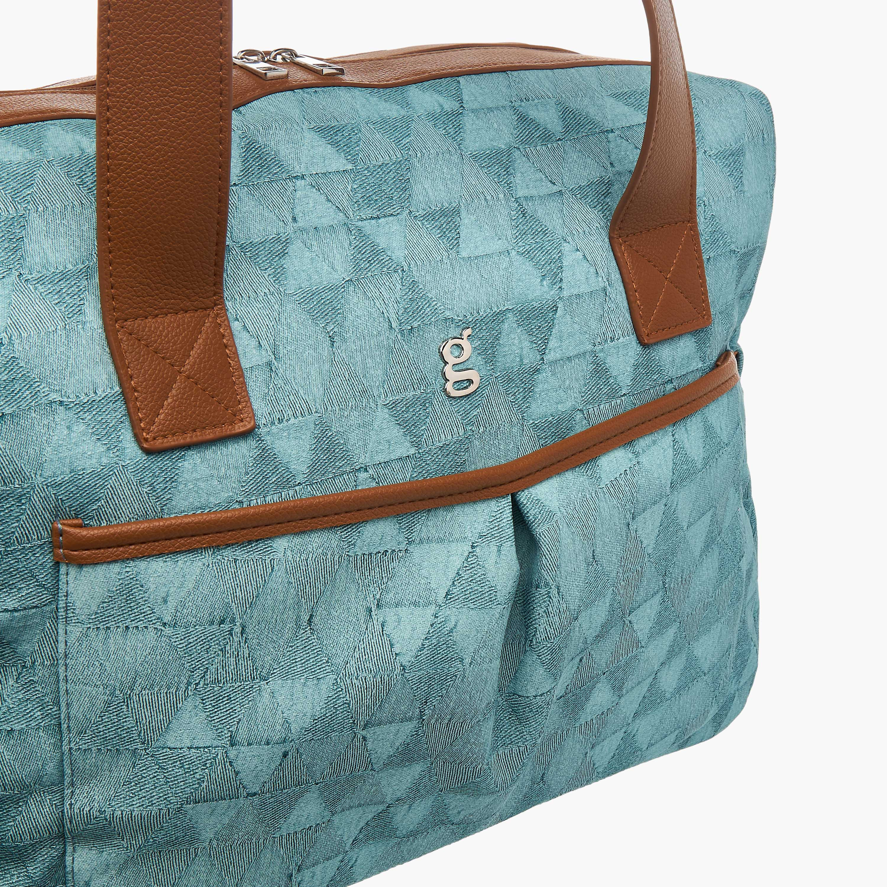 Giggles Denim Diaper Bag with Double Handle and Zip Closure-baby-diapering-diaperbags-image-7