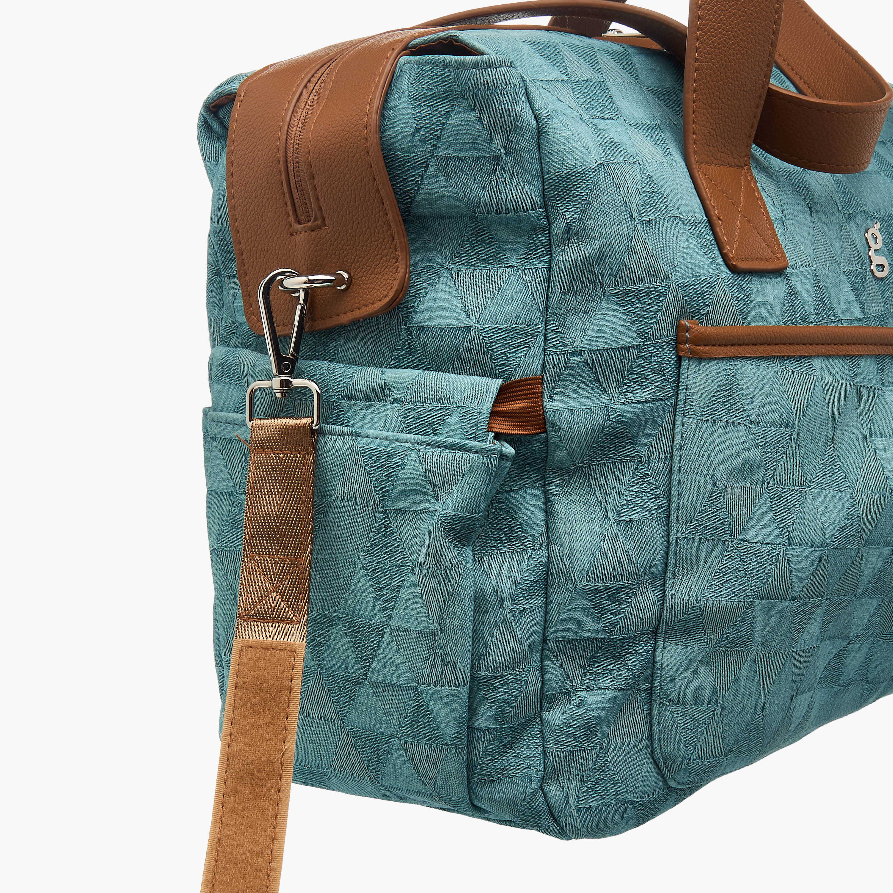 Giggles Denim Diaper Bag with Double Handle and Zip Closure-baby-diapering-diaperbags-image-8