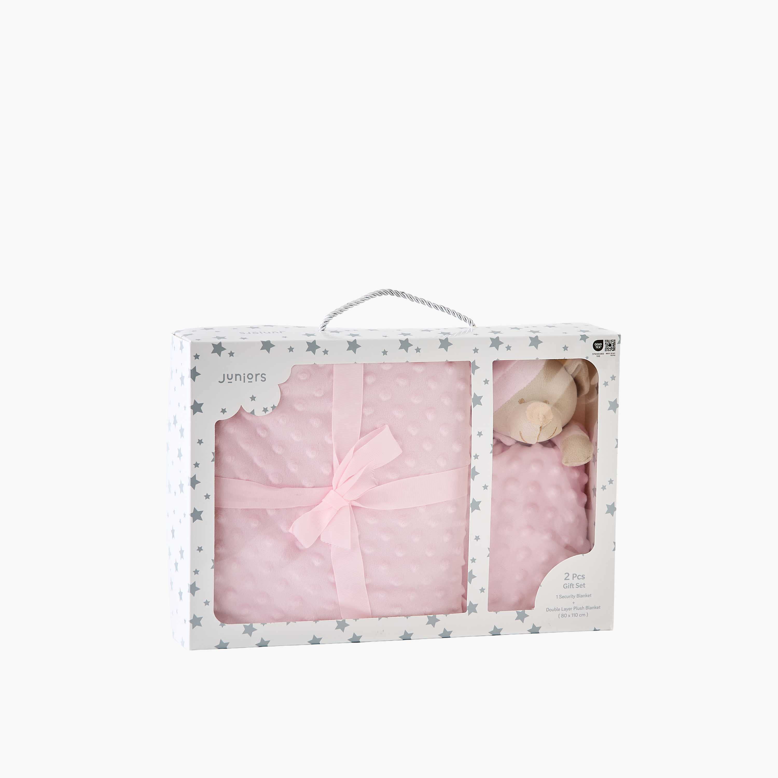 Juniors Textured Blanket and Plush Toy Set-baby-nursery-blanketsandswaddles-blanketsandquilts-image-1