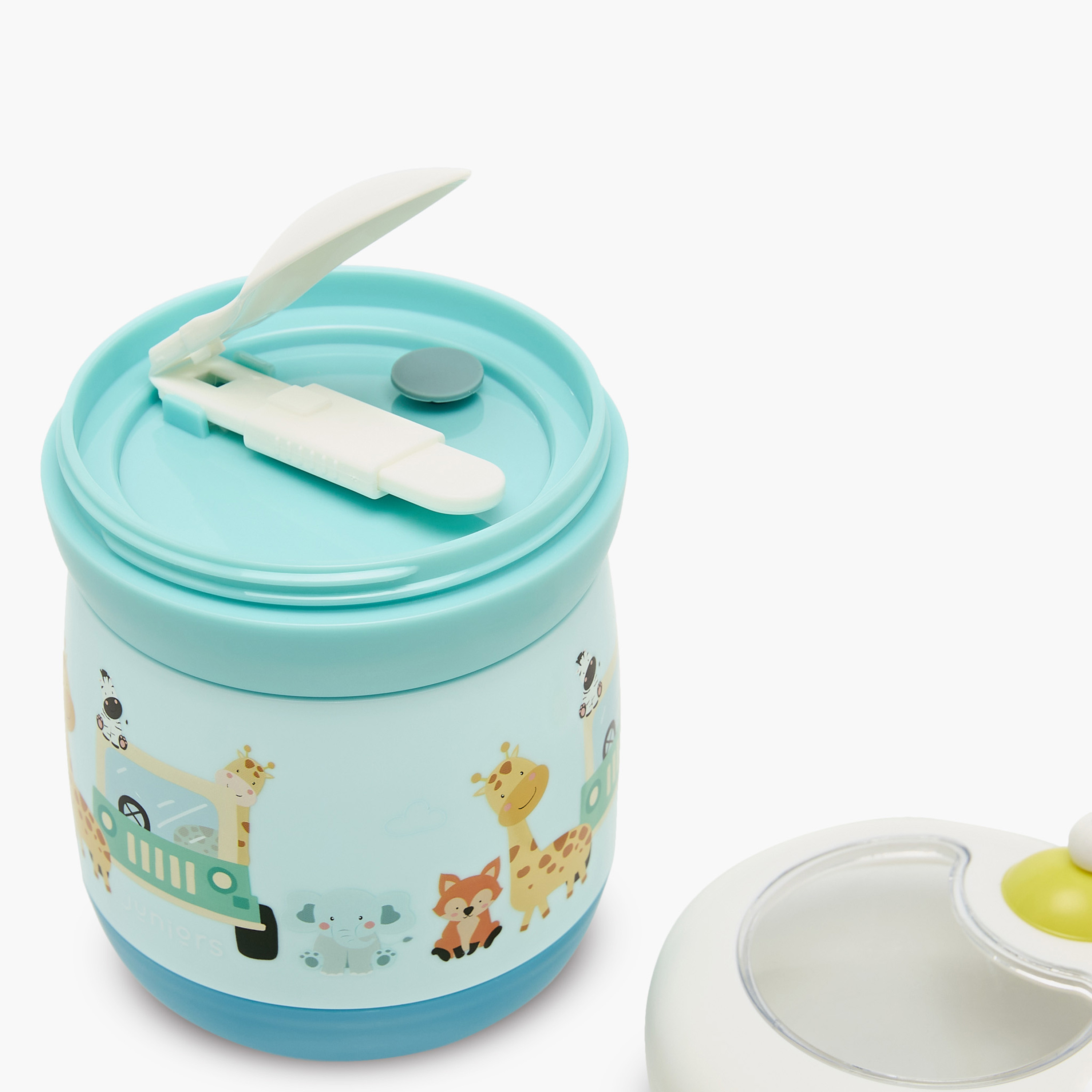Juniors Mealtime Set with Spoon, Fruit Print-baby-feeding-mealtimeessentials-image-3