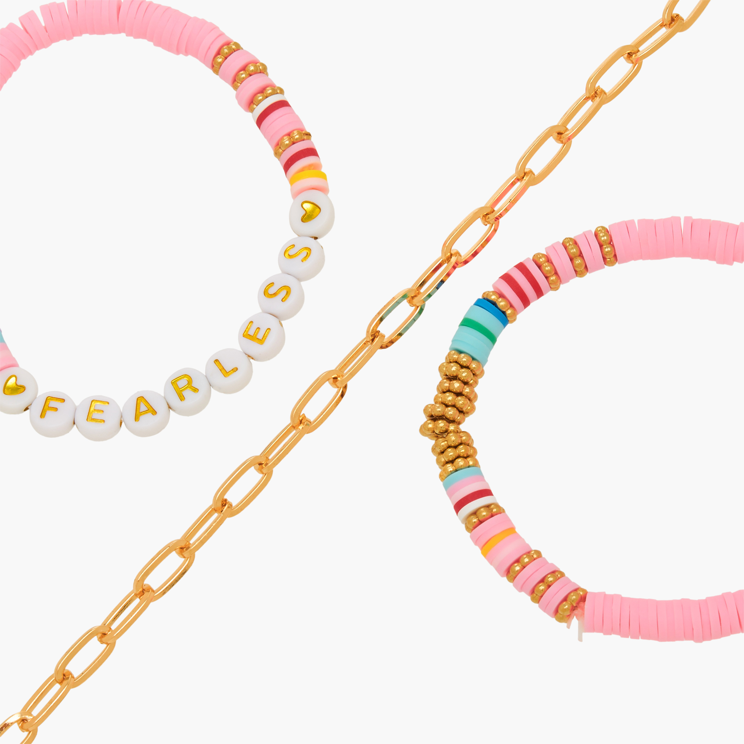 أساور خرز معدن - طقم من 3 قطع-women-watchesandjewellery-jewellery-banglesandbracelets-image-9