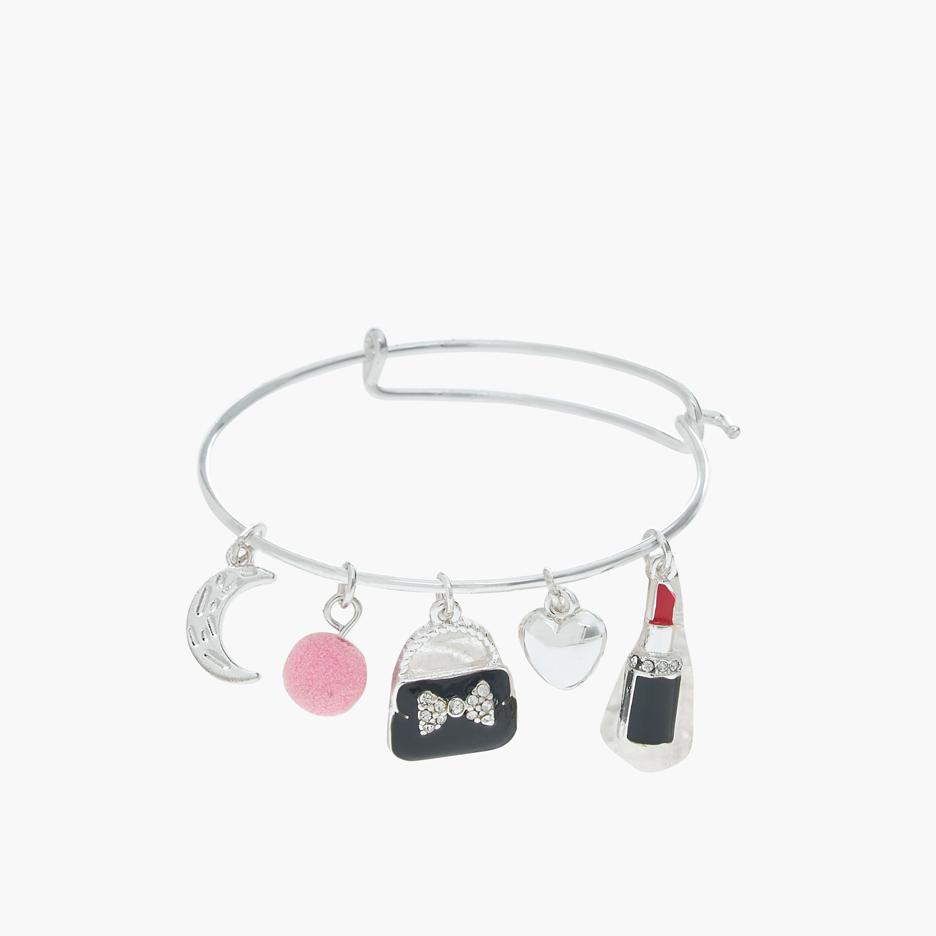 Metallic 6-Piece Bracelet and Charm Set-women-watchesandjewellery-jewellery-banglesandbracelets-image-1