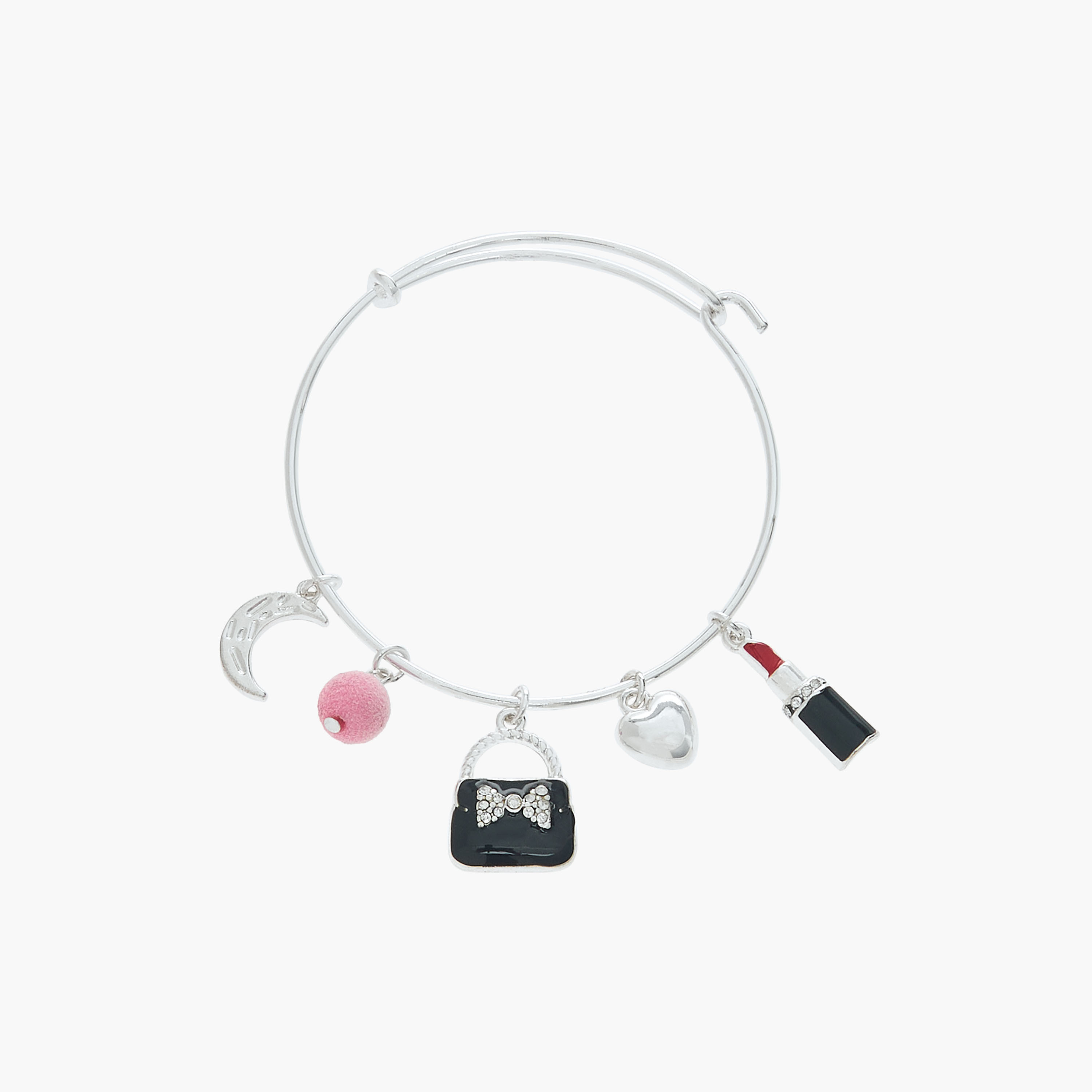 Metallic 6-Piece Bracelet and Charm Set-women-watchesandjewellery-jewellery-banglesandbracelets-image-2