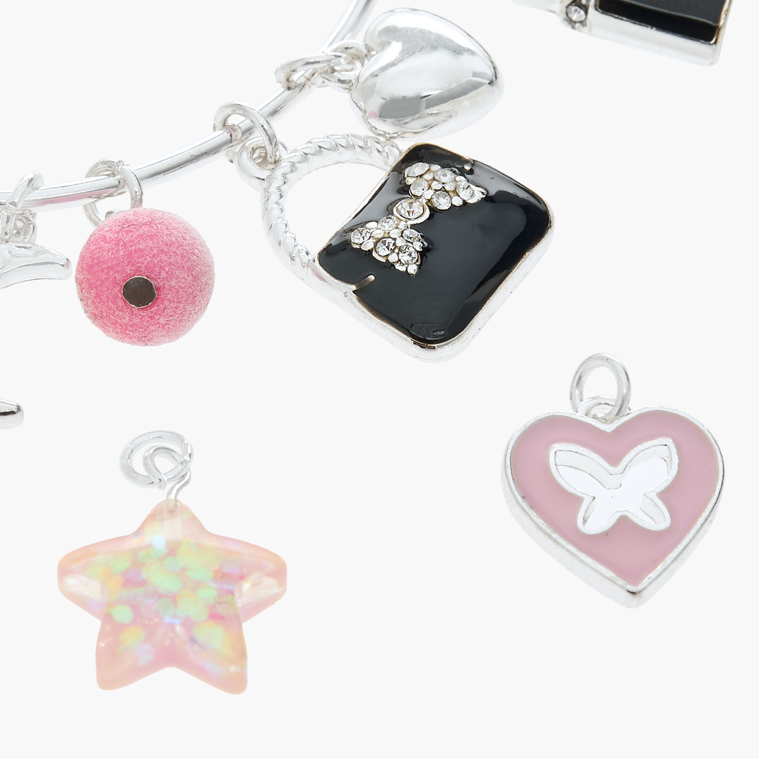 Metallic 6-Piece Bracelet and Charm Set-women-watchesandjewellery-jewellery-banglesandbracelets-image-9