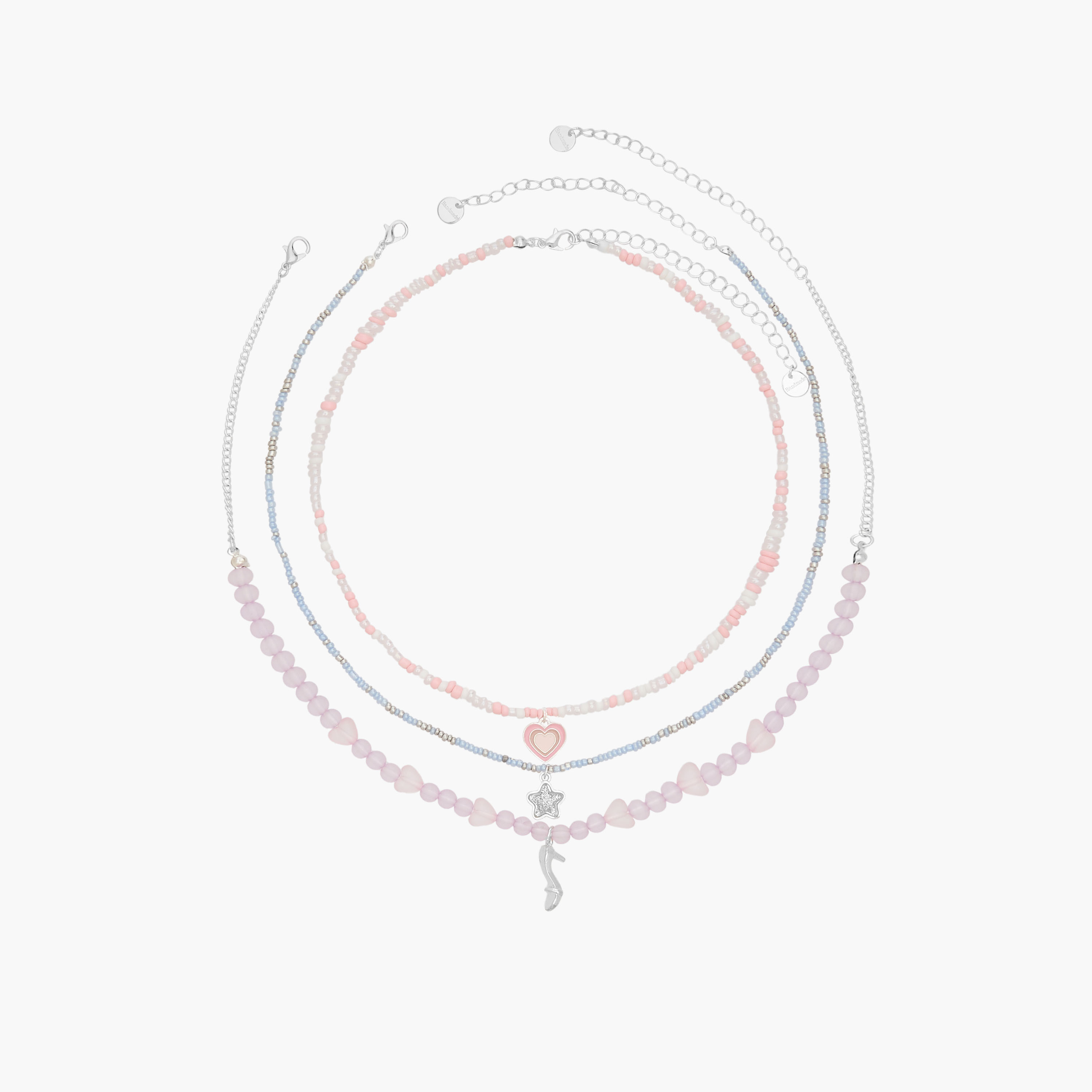 Metal Pendant Necklace - Set of 3-women-watchesandjewellery-jewellery-necklacesandpendants-image-1