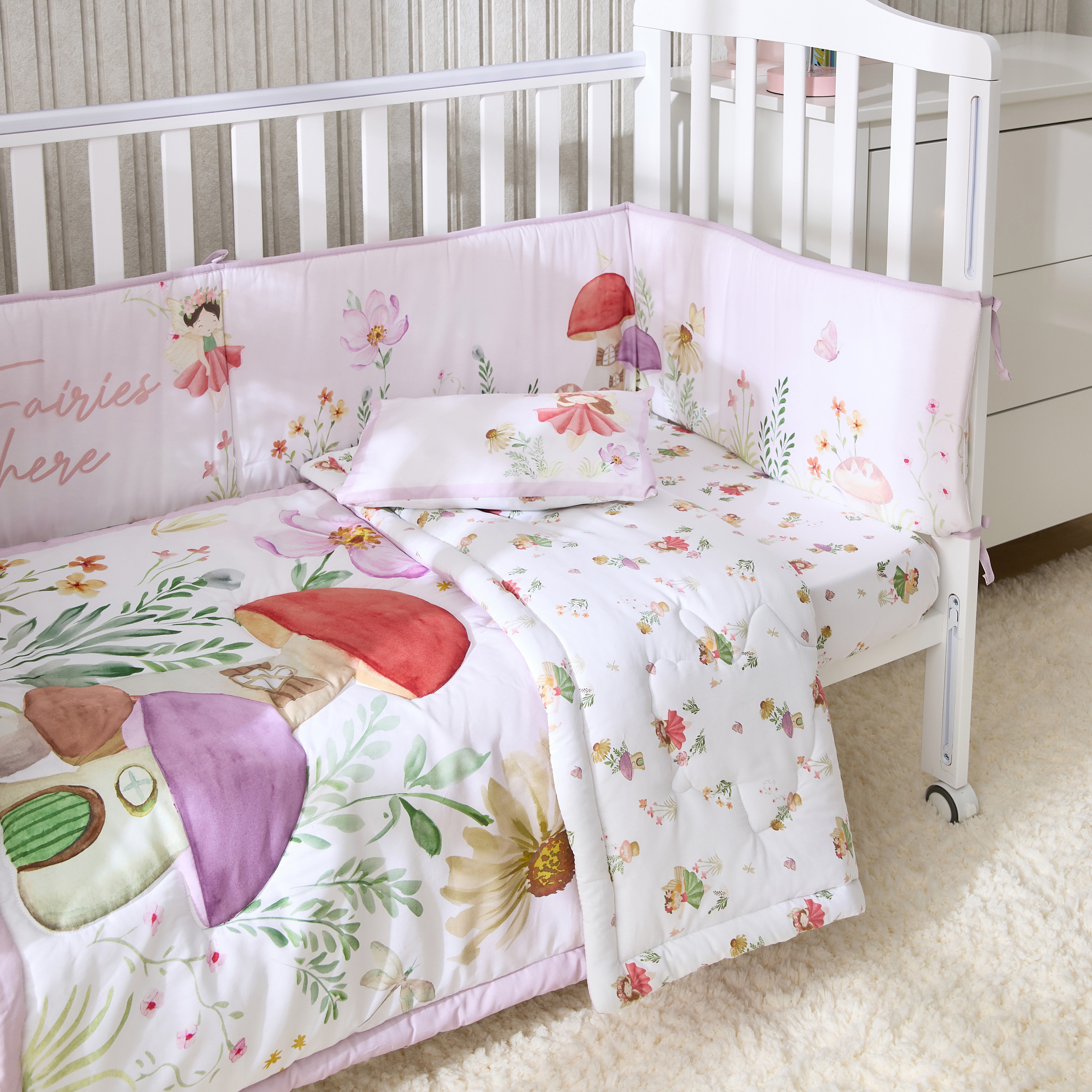 Juniors 5-Piece Fairy Print Bedding Set - 90x130 cm-baby-nursery-babybedding-image-6