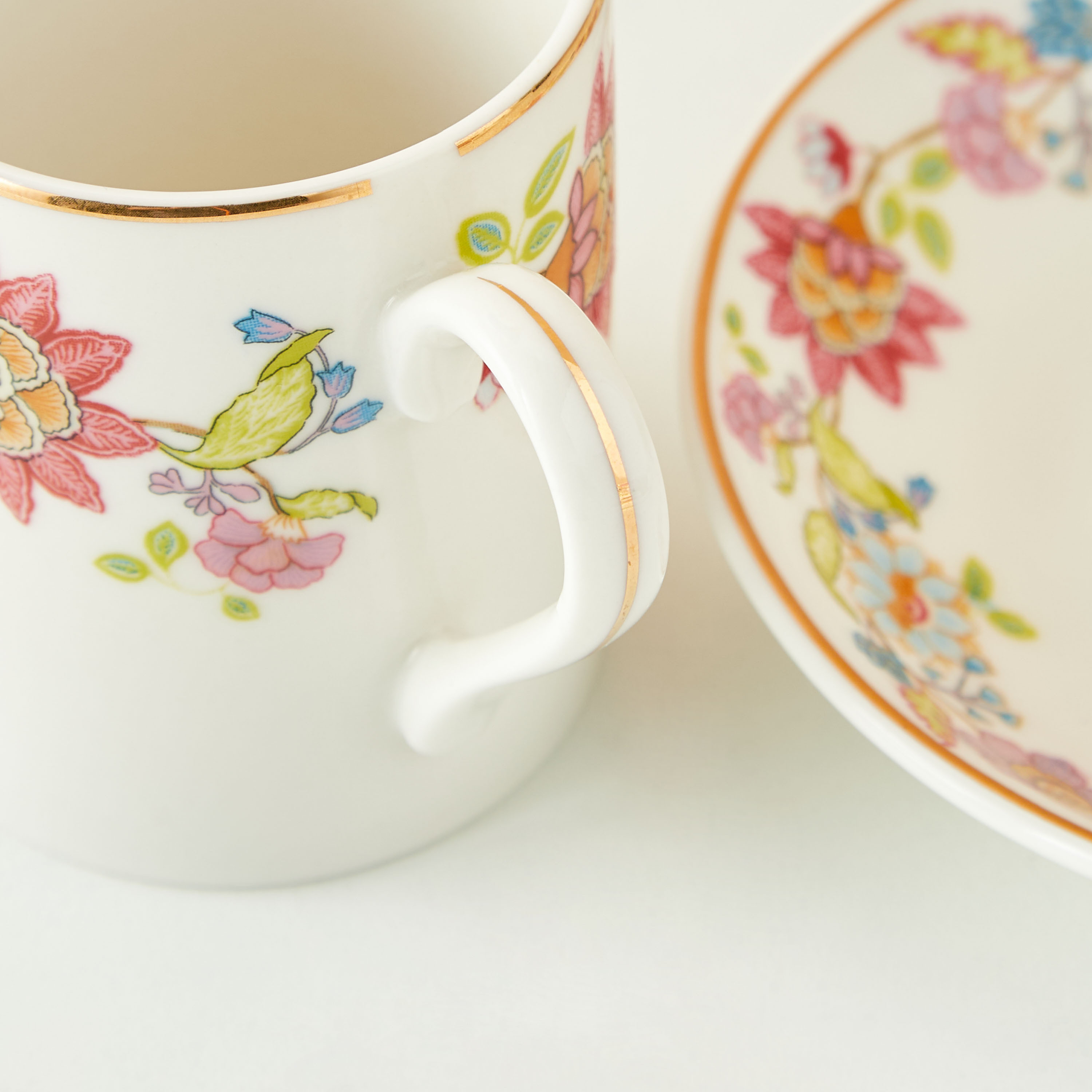 Summer Flower 12-Piece Espresso Cup and Saucer Set - 100 ml-household-dining-teaandcoffee-teaandcoffeesets-image-4